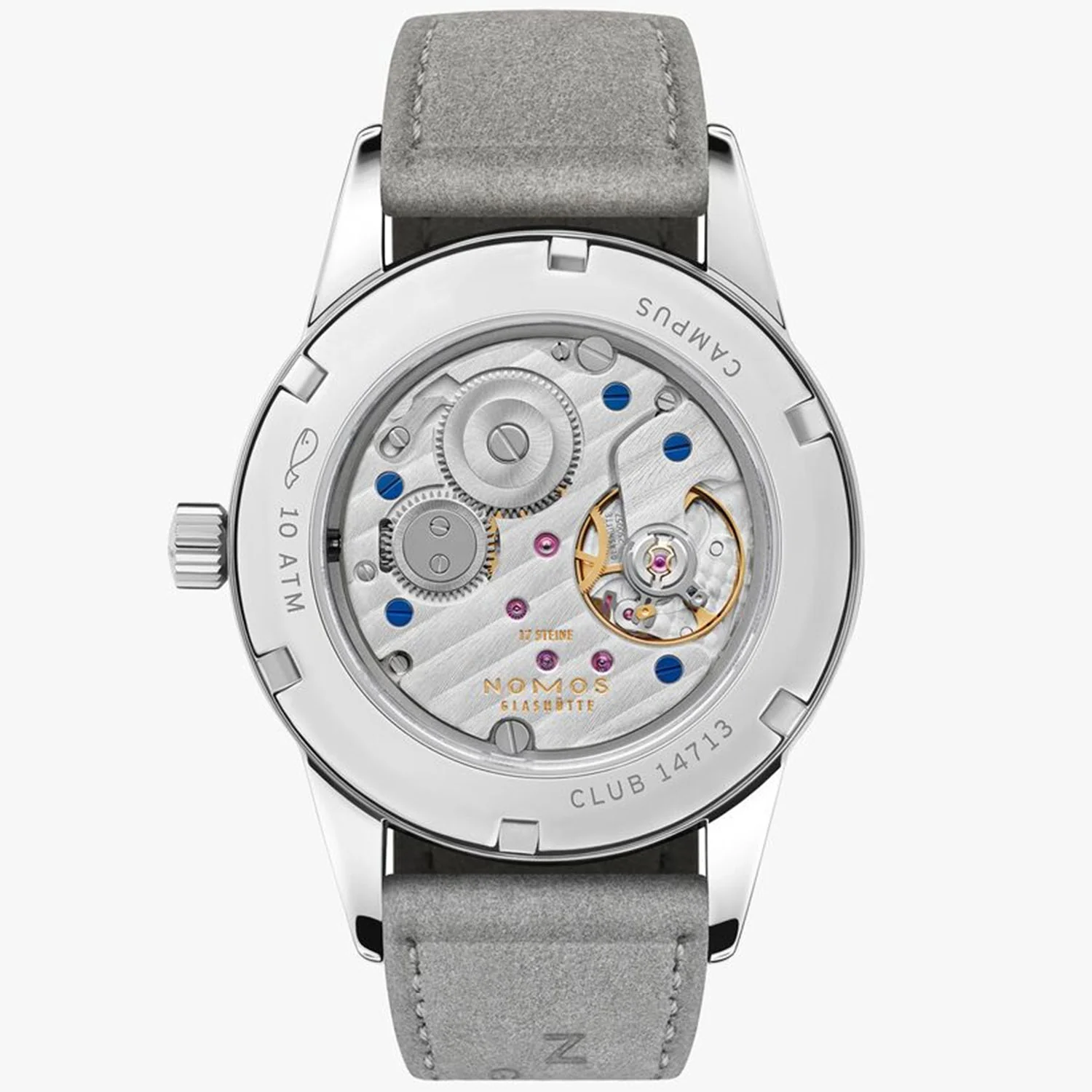 Club Campus 38mm Endless Blue Dial Manual-Wind Watch - Image 4
