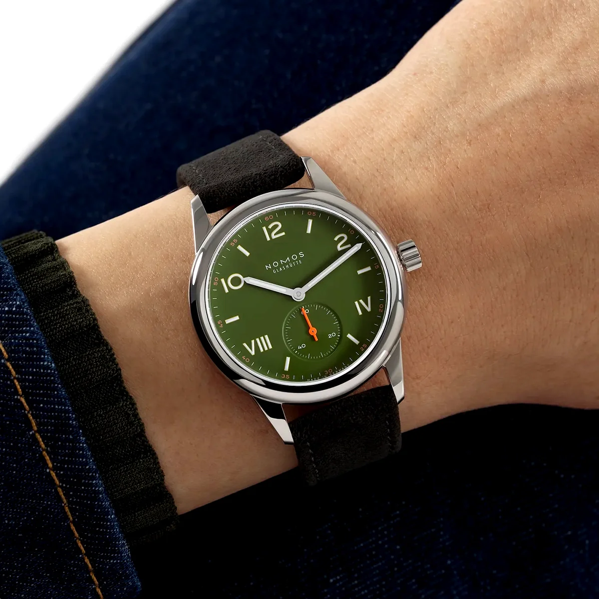 Club Campus 36mm All Olive Dial Manual-Wind Watch - Image 2