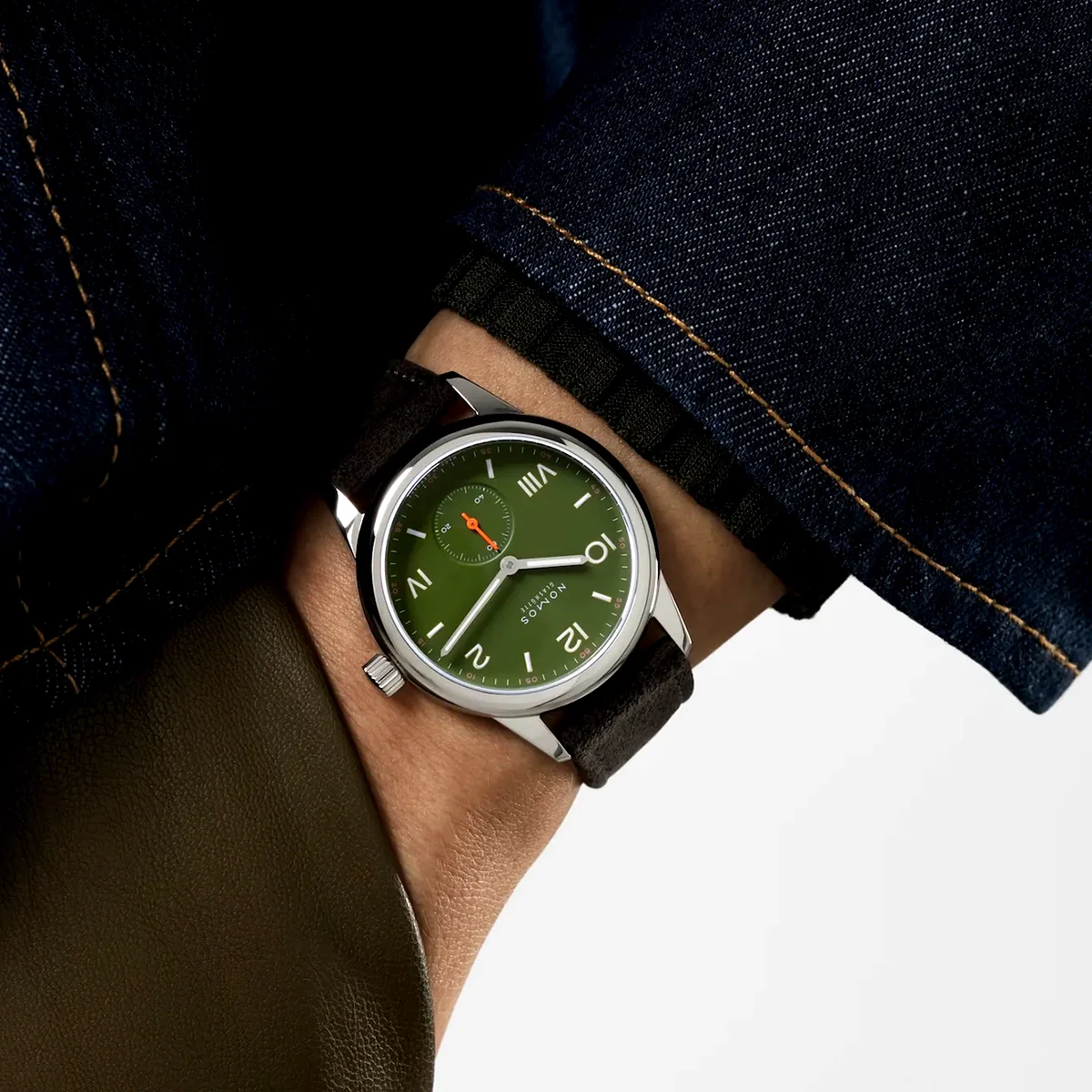 Club Campus 36mm All Olive Dial Manual-Wind Watch - Image 3