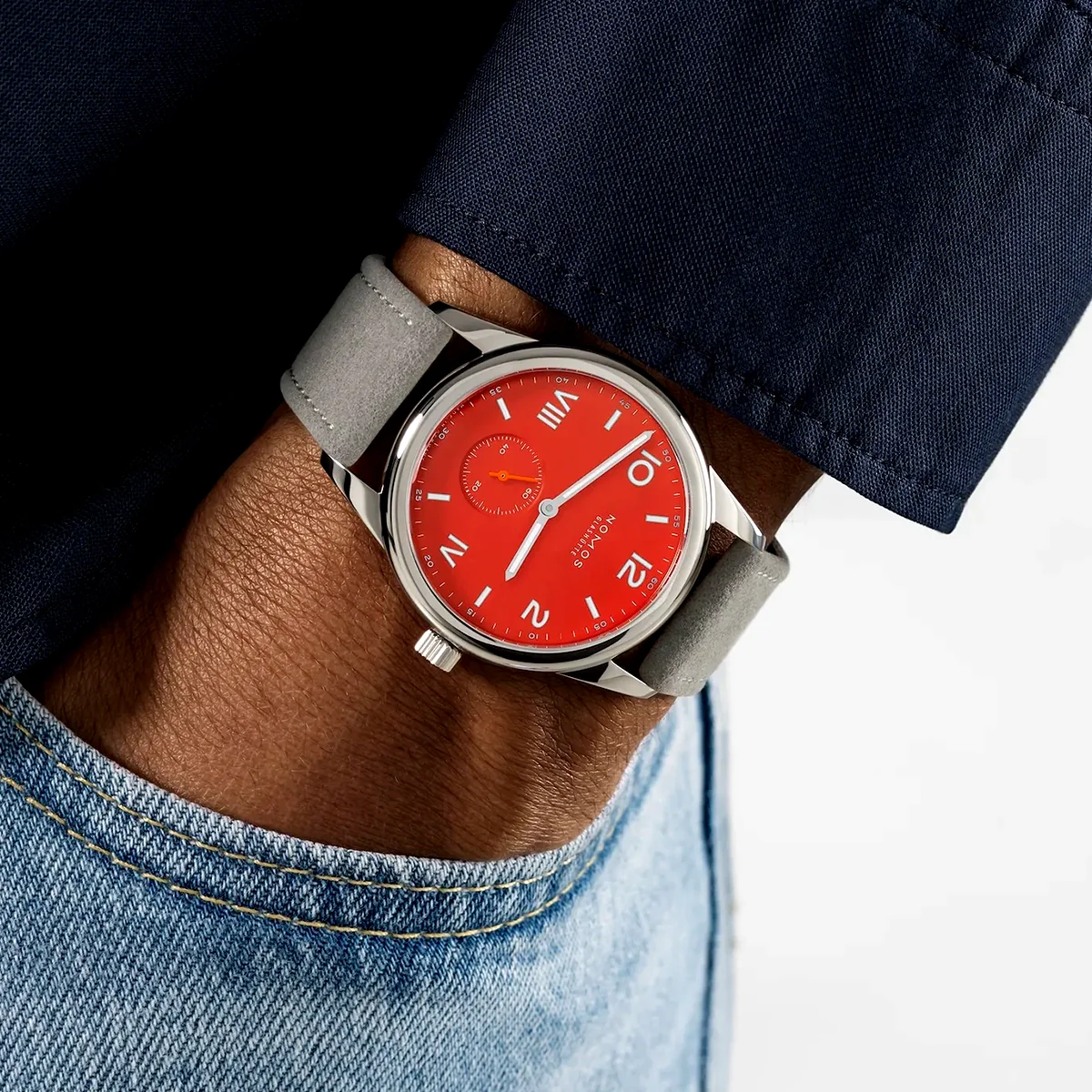 Club Campus 38.5mm Nonstop Red Dial Manual-Wind Watch - Image 3