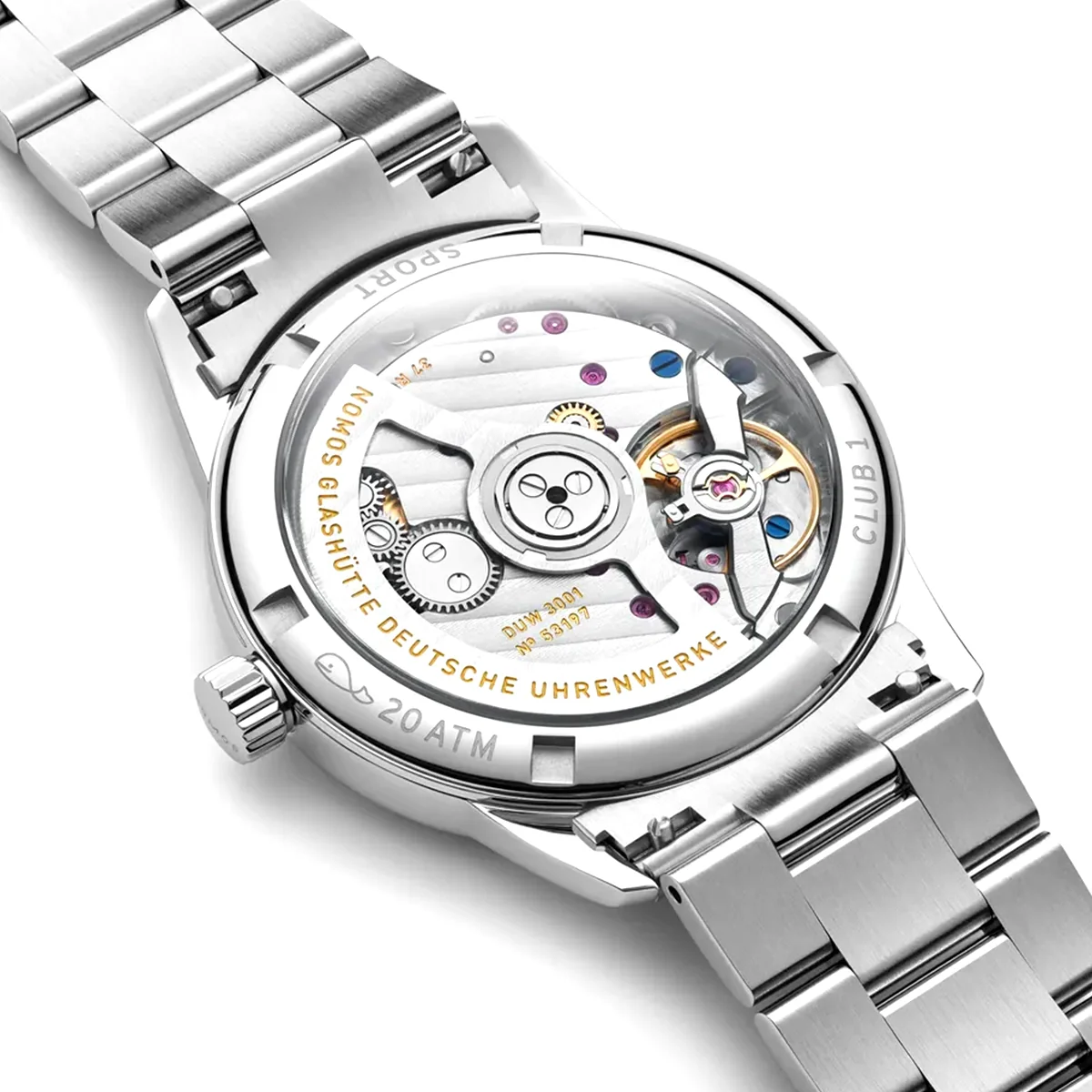 Club Sport Neomatik 34mm Rose Pink Dial Ladies Bracelet Watch - Image 5