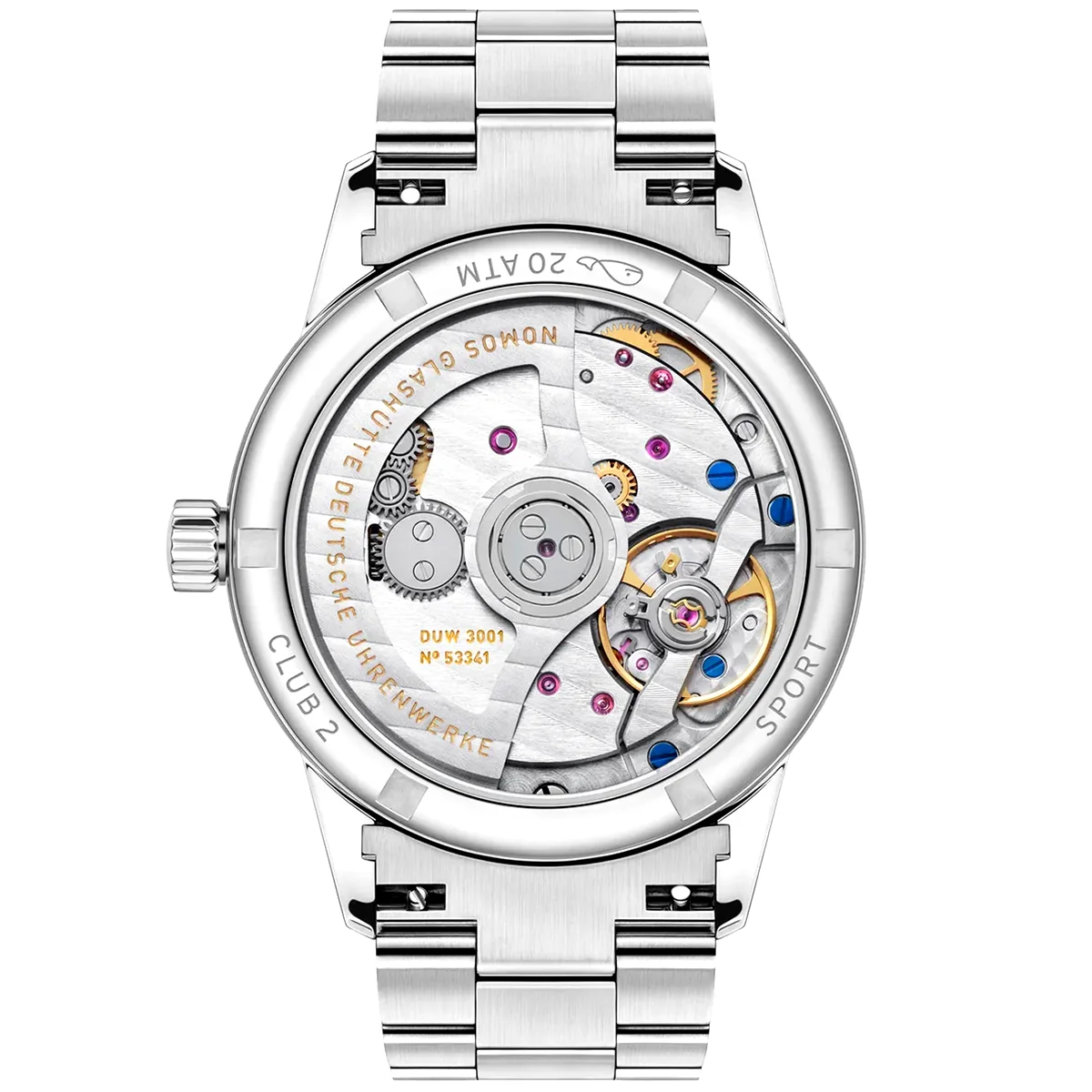 Club Sport Neomatik 34mm Rose Pink Dial Ladies Bracelet Watch - Image 6