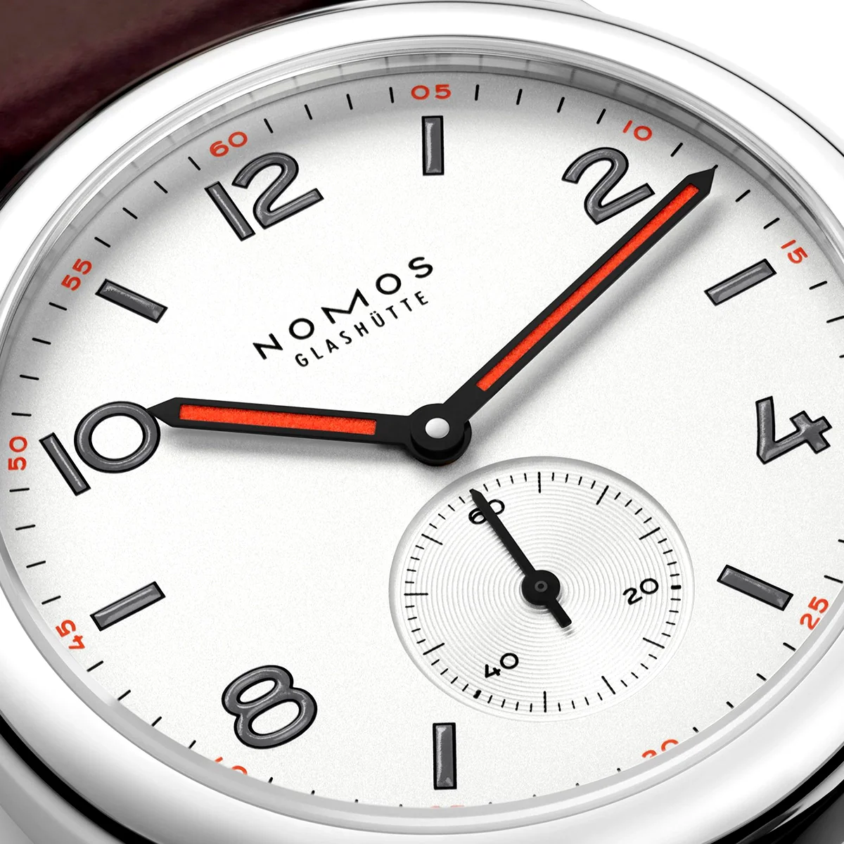 Club 36mm White Silver-Plated Dial Manual-Wind Watch - Image 2
