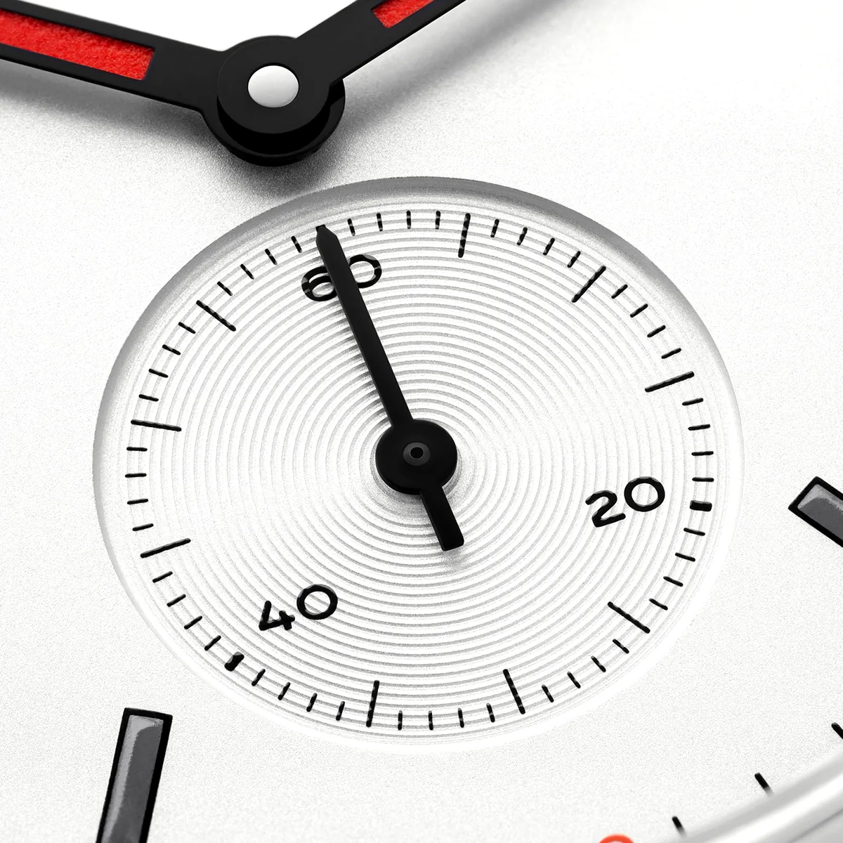 Club 36mm White Silver-Plated Dial Manual-Wind Watch - Image 3