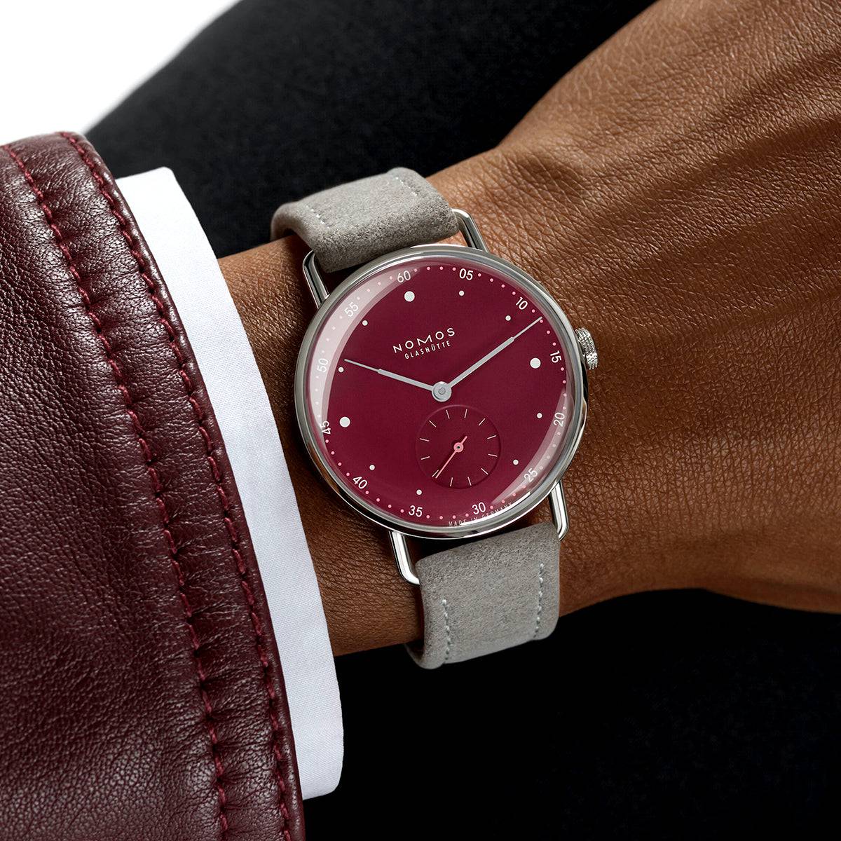 Metro 33mm Muted Red Dial Ladies Strap Watch - Image 3