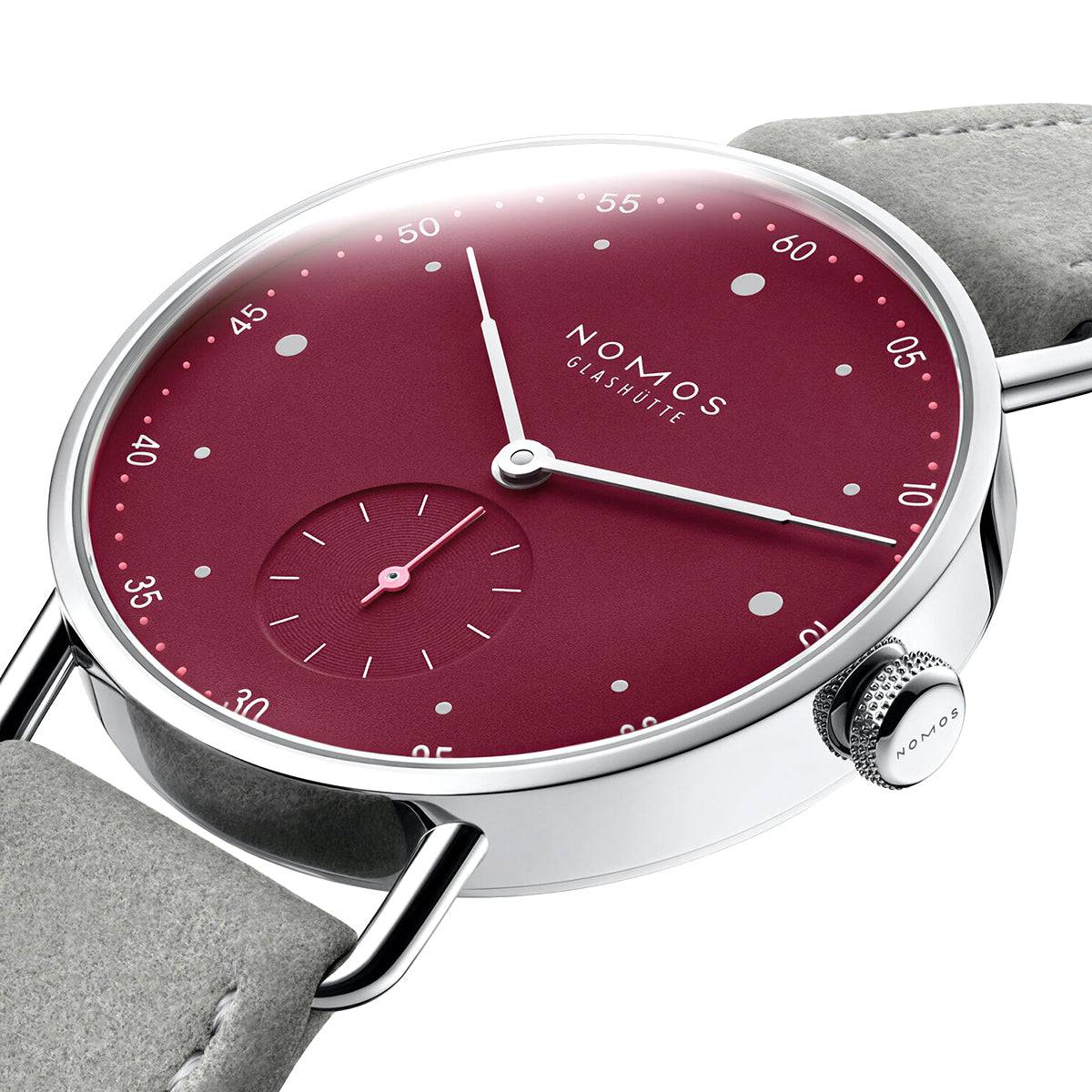 Metro 33mm Muted Red Dial Ladies Strap Watch - Image 4