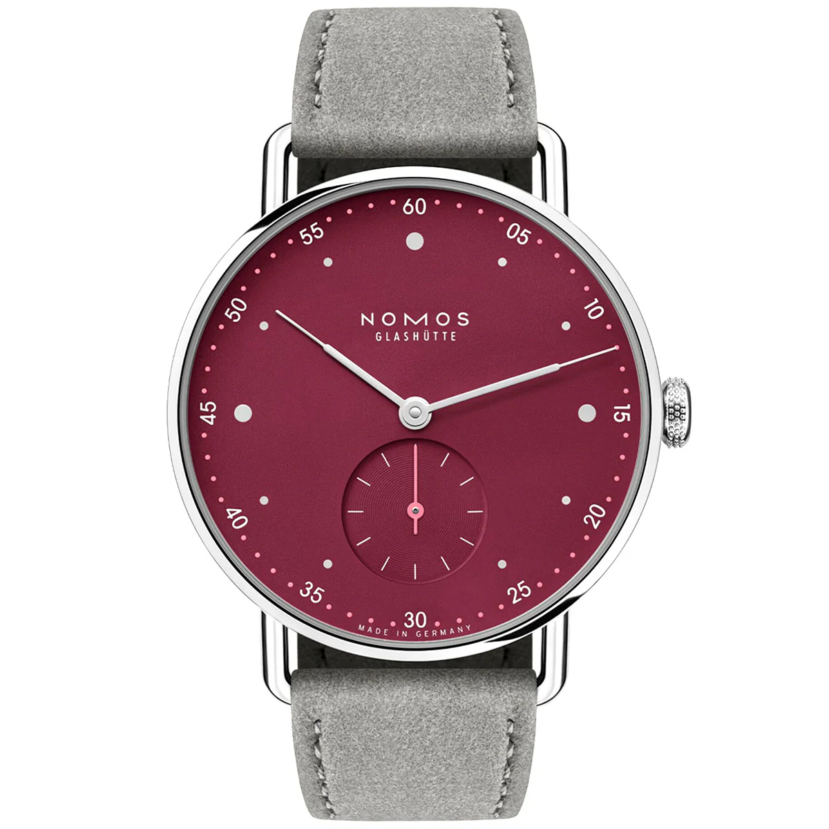 Metro 33mm Muted Red Dial Ladies Strap Watch - Image 5