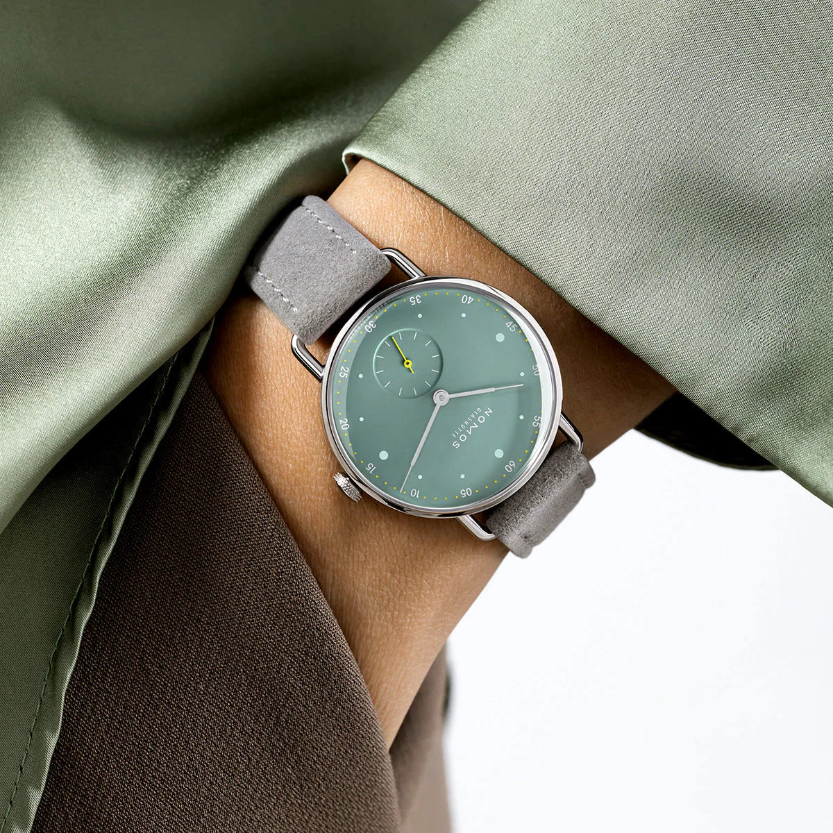 Metro 33mm Sage Green Dial Ladies Strap Watch - Image 2