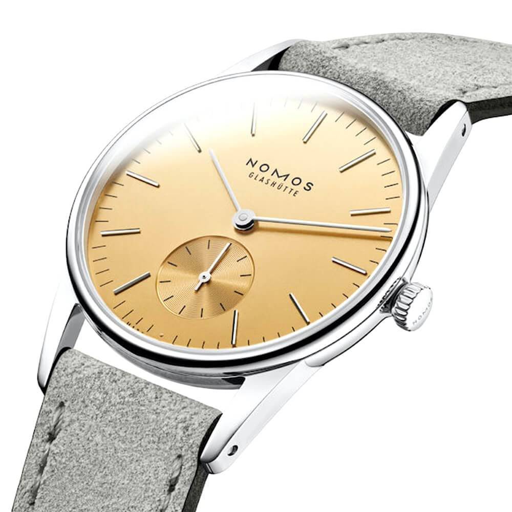 Orion 33 Small Seconds Gold Dial Ladies Strap Watch - Image 2