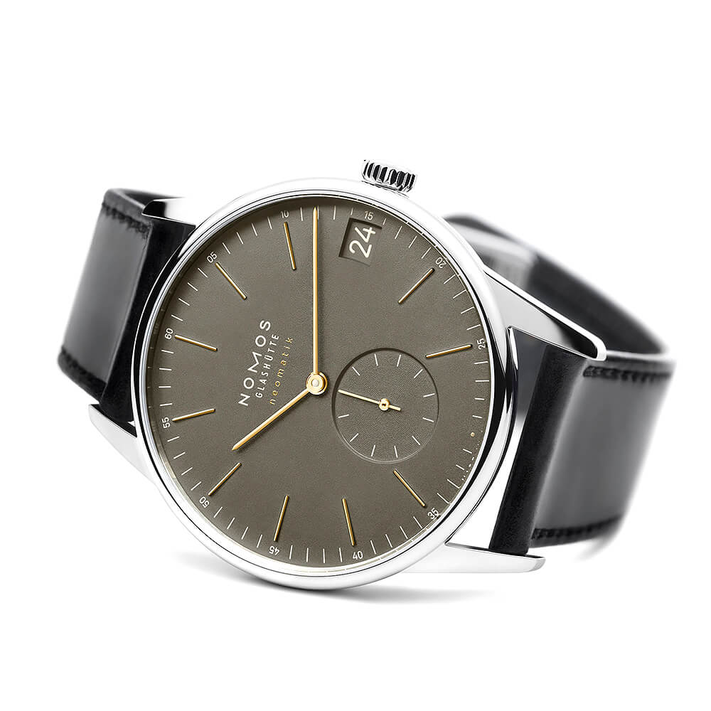 Orion Neomatik Date 41mm Olive Gold Dial Automatic Watch - Image 2