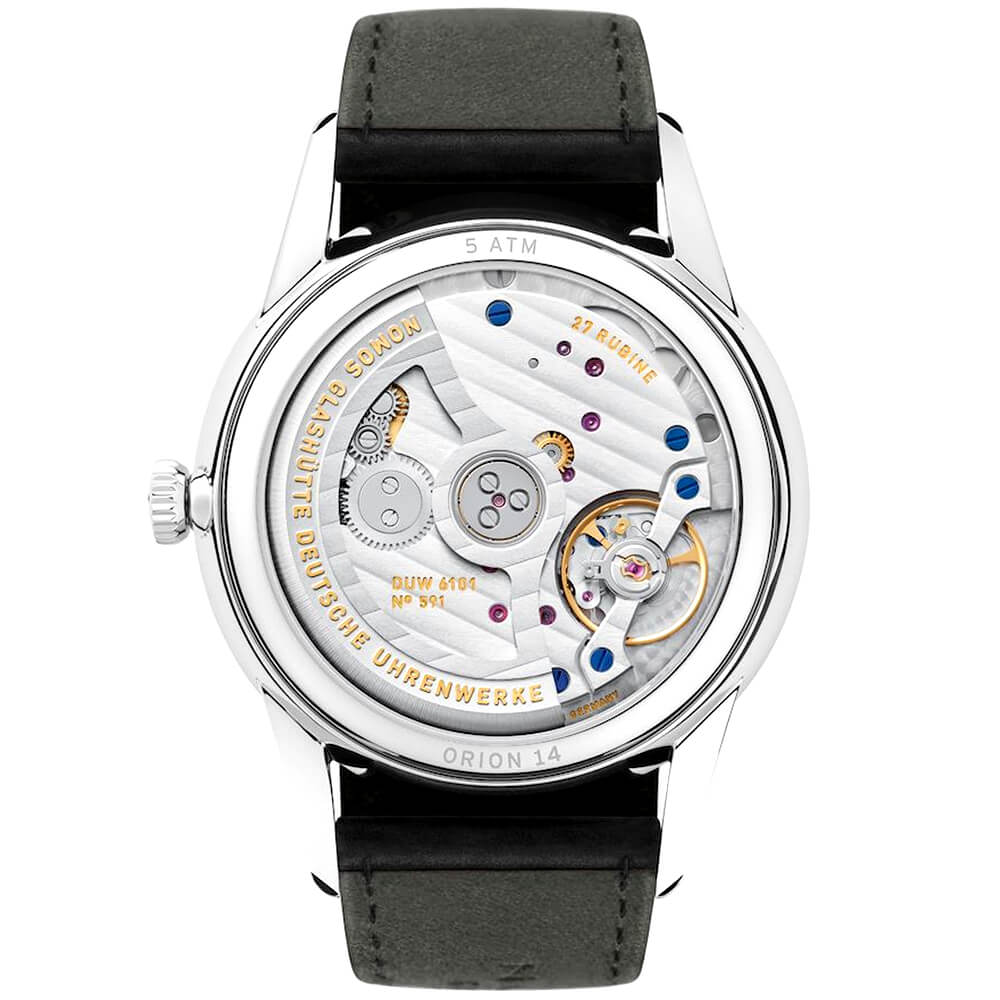 Orion Neomatik Date 41mm Olive Gold Dial Automatic Watch - Image 3