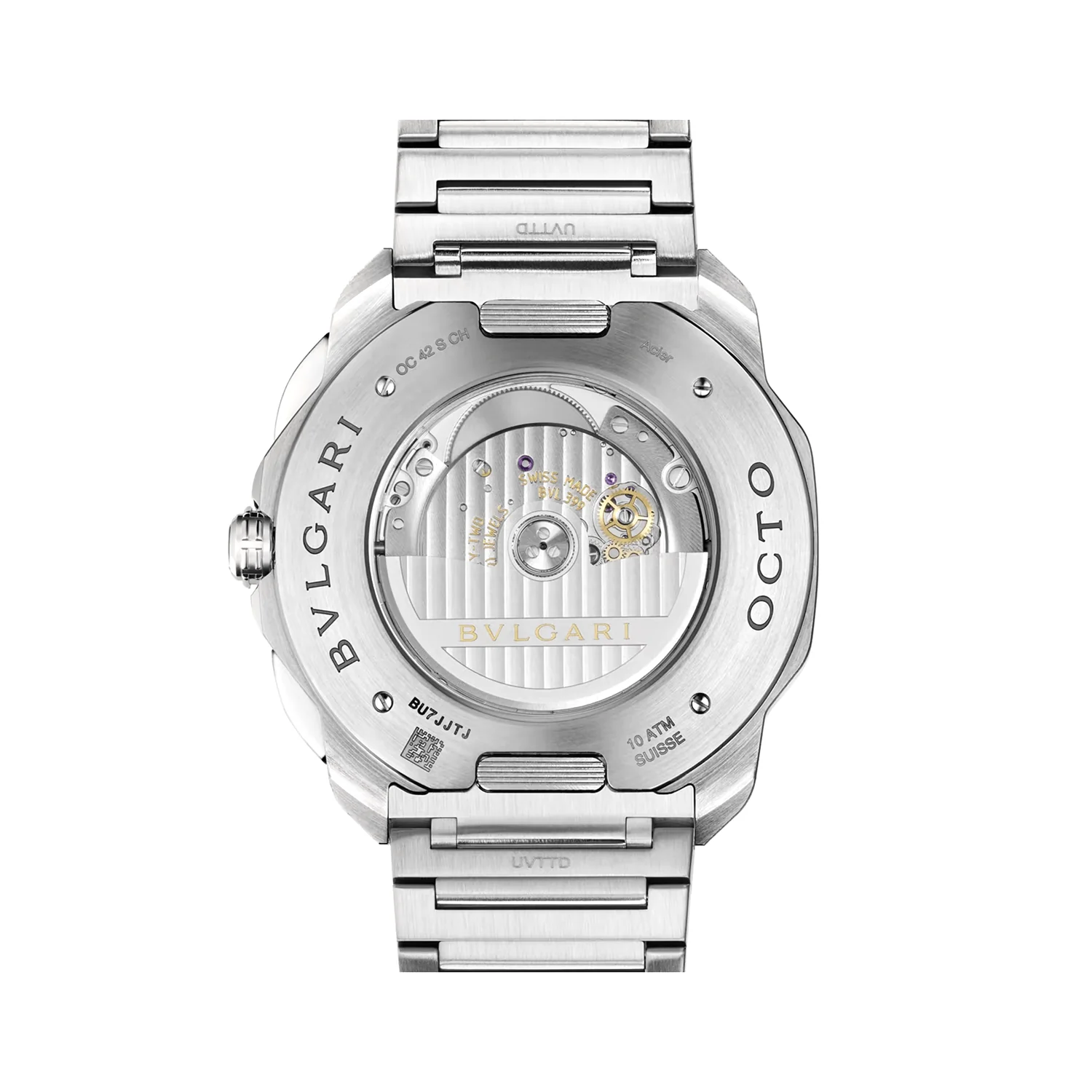 Octo Roma Chronograph Steel 42mm Automatic Bracelet Watch - Image 3