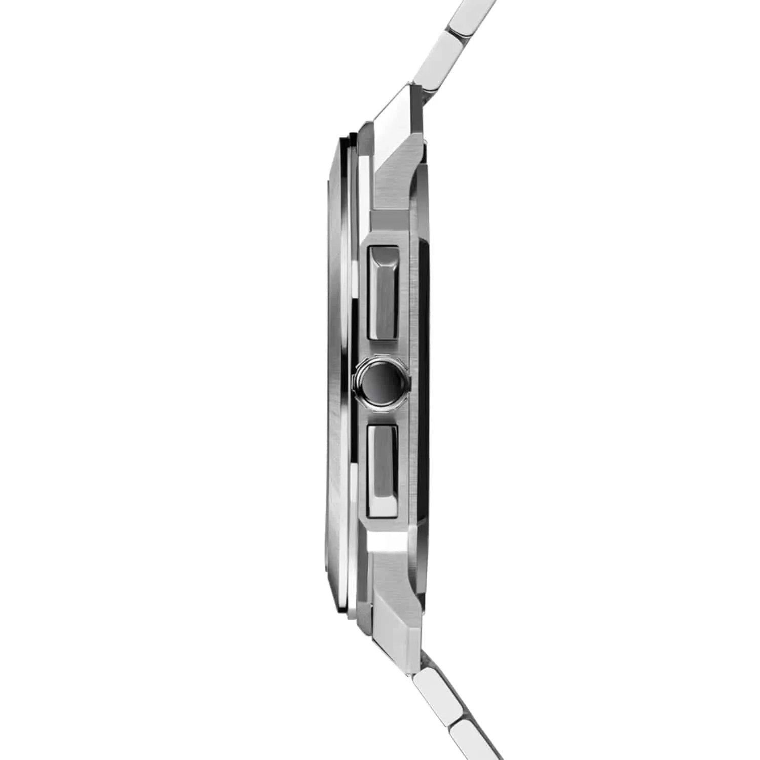 Octo Finissimo 43mm Chronograph Ultra Thin GMT Silver Dial Automatic Bracelet Watch - Image 8