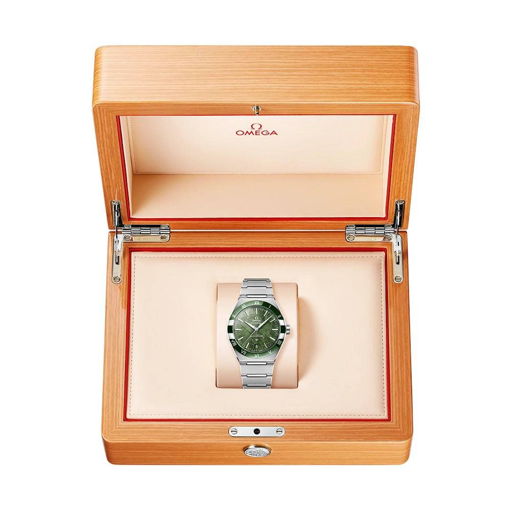 Constellation 41mm Green Meteorite Dial Automatic Bracelet Watch - Image 2