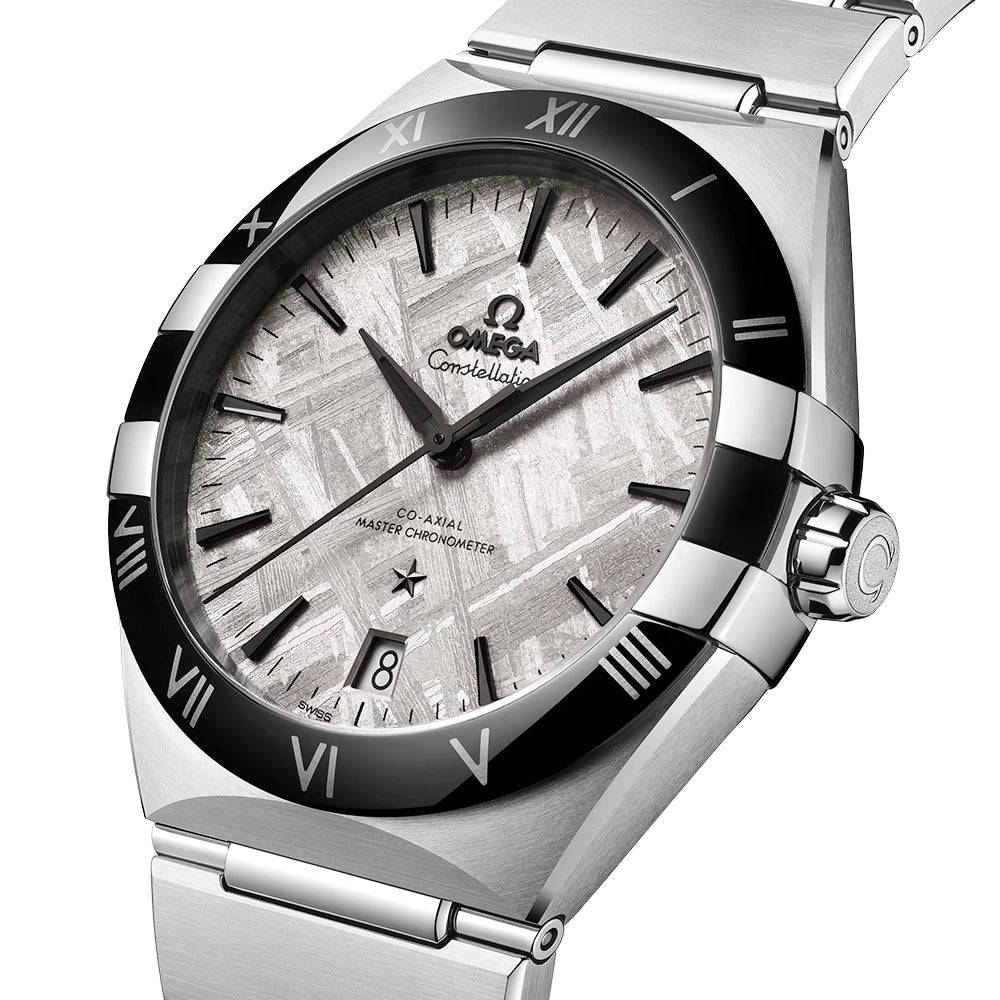 Constellation 41mm Grey Meteorite Dial Automatic Bracelet Watch - Image 3