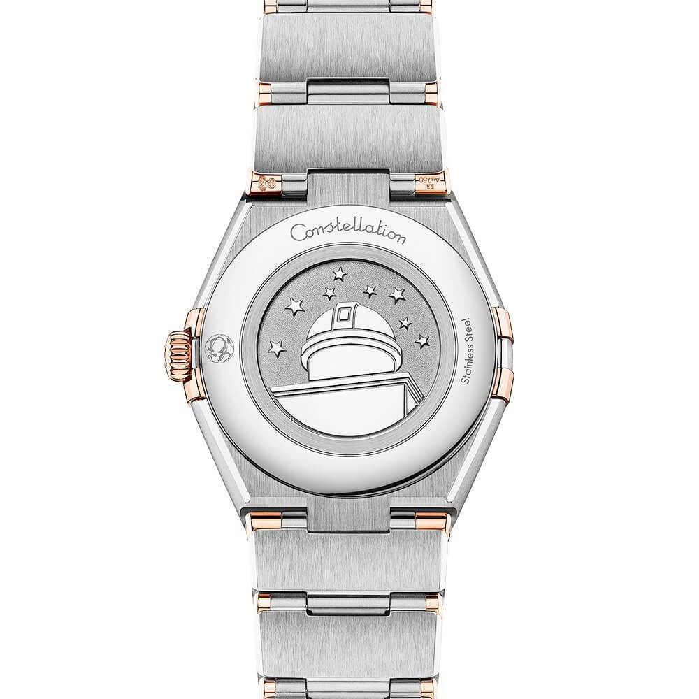 Constellation 28mm Two-Tone Index Dial Ladies Pink Case Watch - Image 6