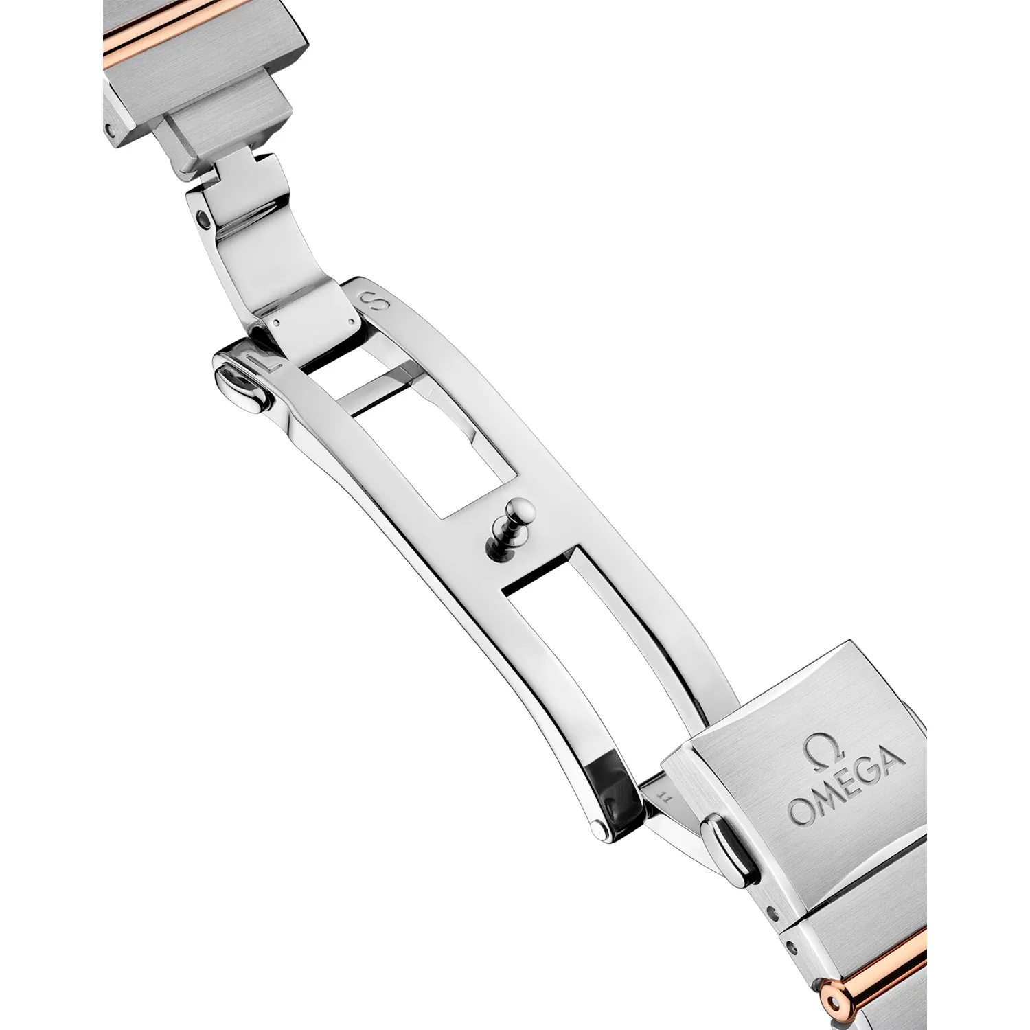 Constellation 28mm Steel & 18ct Sedna Gold Index Dial Ladies Watch - Image 4