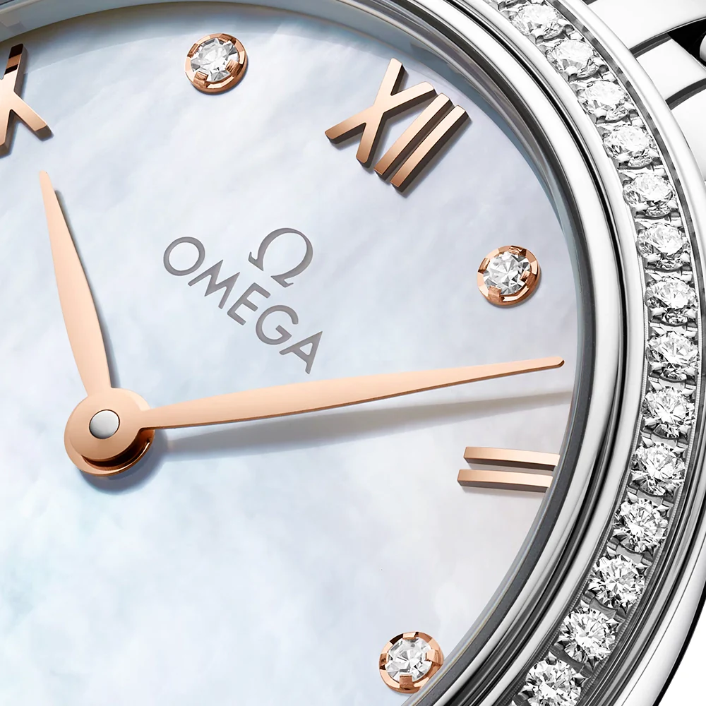 De Ville Prestige 27.5mm Mother of Pearl Dial Diamond Set Ladies Bracelet Watch - Image 3