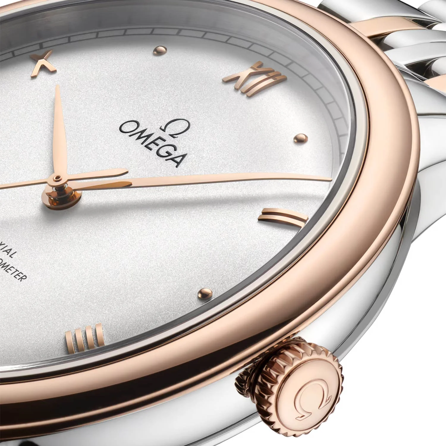 De Ville Prestige 40mm Two-Tone Silver Dial Automatic Bracelet Watch - Image 3