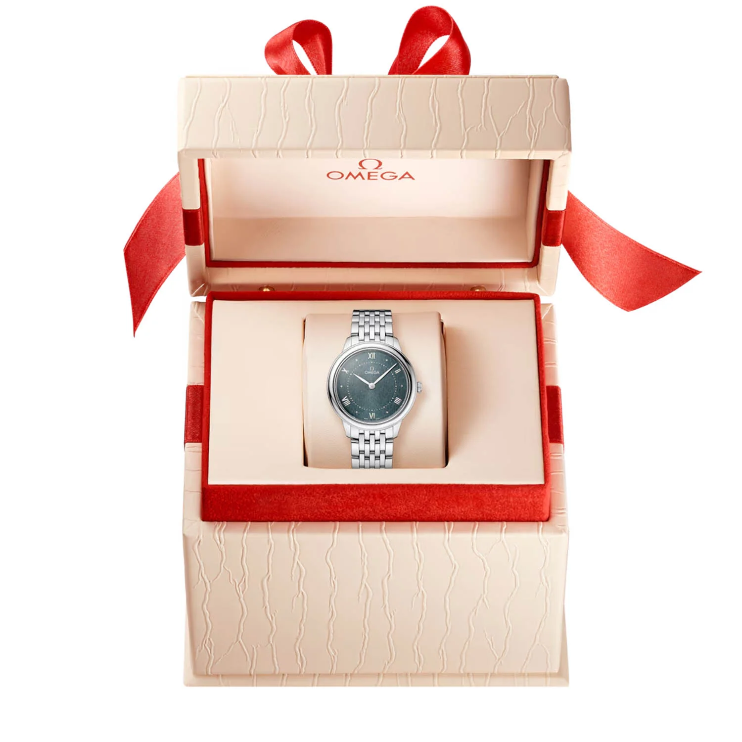 De Ville Prestige 30mm Pine Green Dial Ladies Bracelet Watch - Image 2