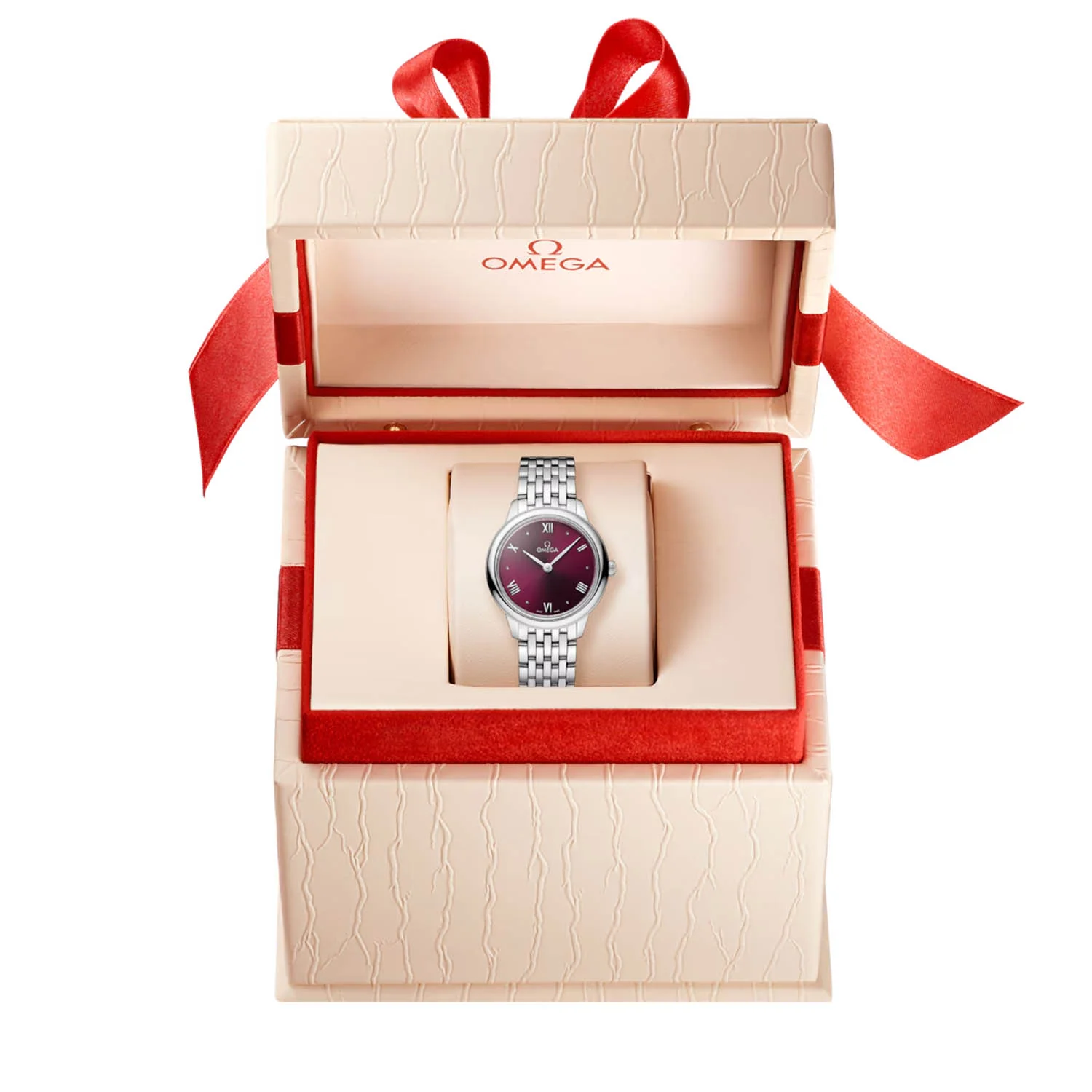De Ville Prestige 27.5mm Purple Dial Ladies Bracelet Watch - Image 2