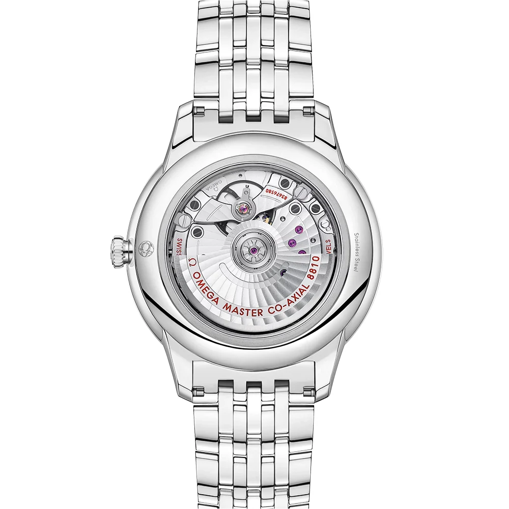 De Ville Prestige Small Seconds 41mm Salmon Dial Automatic Bracelet Watch - Image 4
