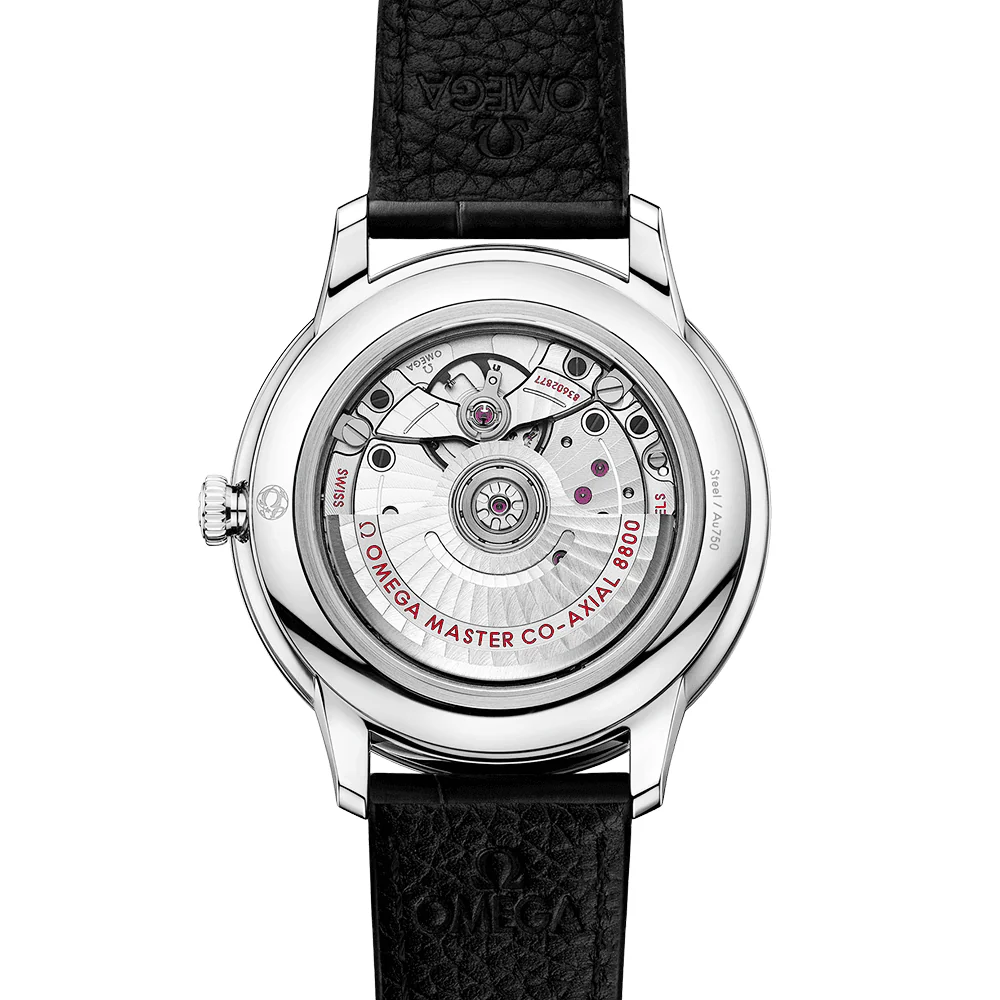 De Ville Prestige 40mm Silver Dial Men's Automatic Strap Watch - Image 3