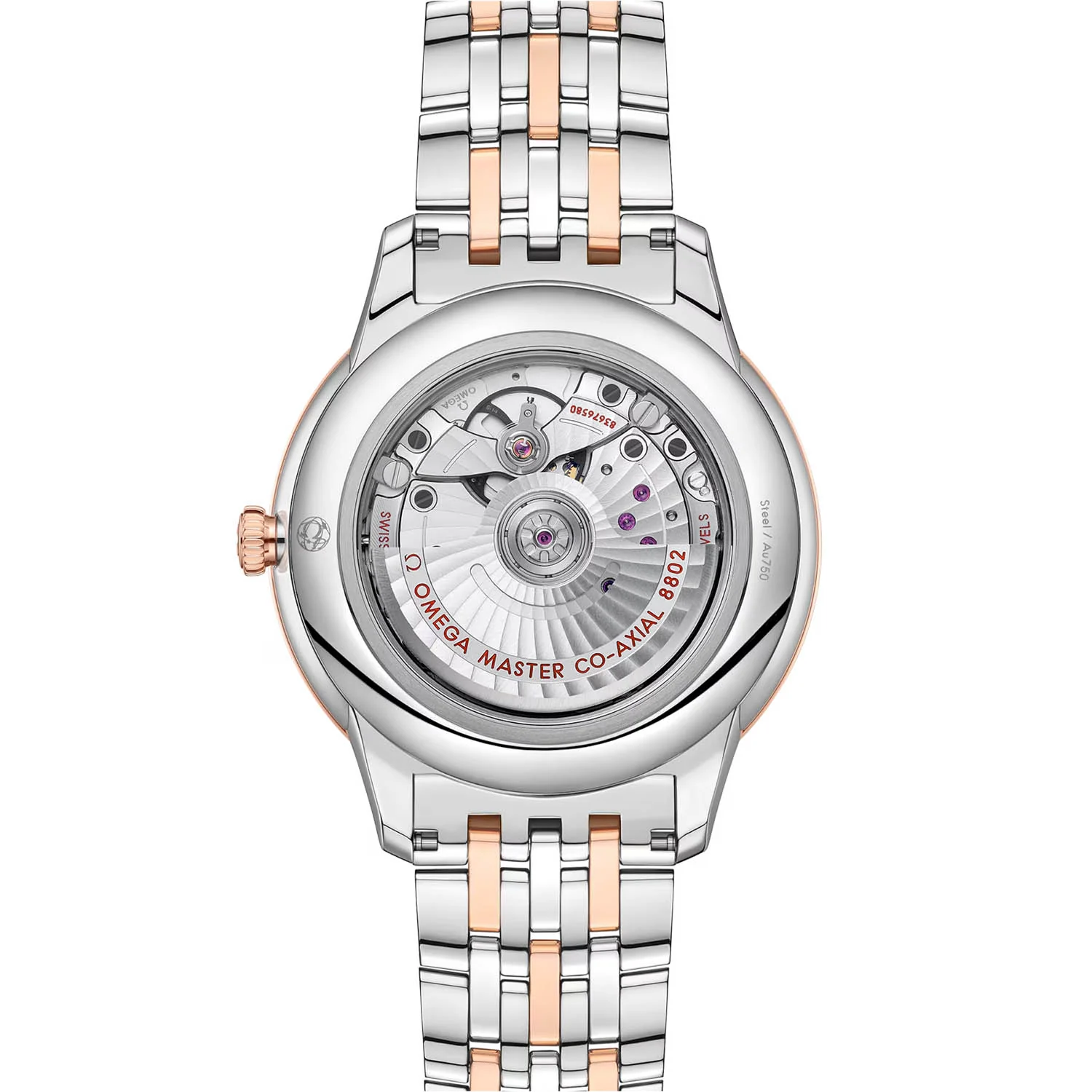 De Ville Prestige Small Seconds 41mm Two-Tone Silver Dial Watch - Image 3