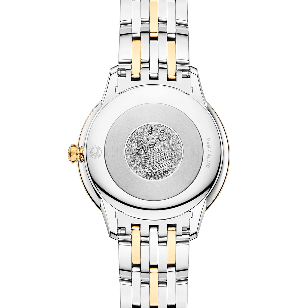 De Ville Prestige 30mm Two-Tone Silver Dial Ladies Bracelet Watch - Image 5
