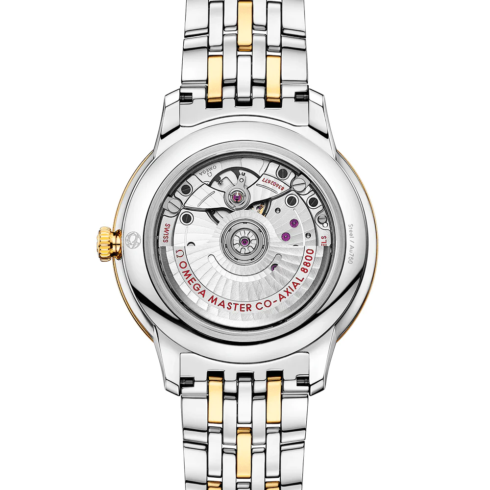 De Ville Prestige 40mm Two-Tone Silver Dial Men's Automatic Bracelet Watch - Image 3