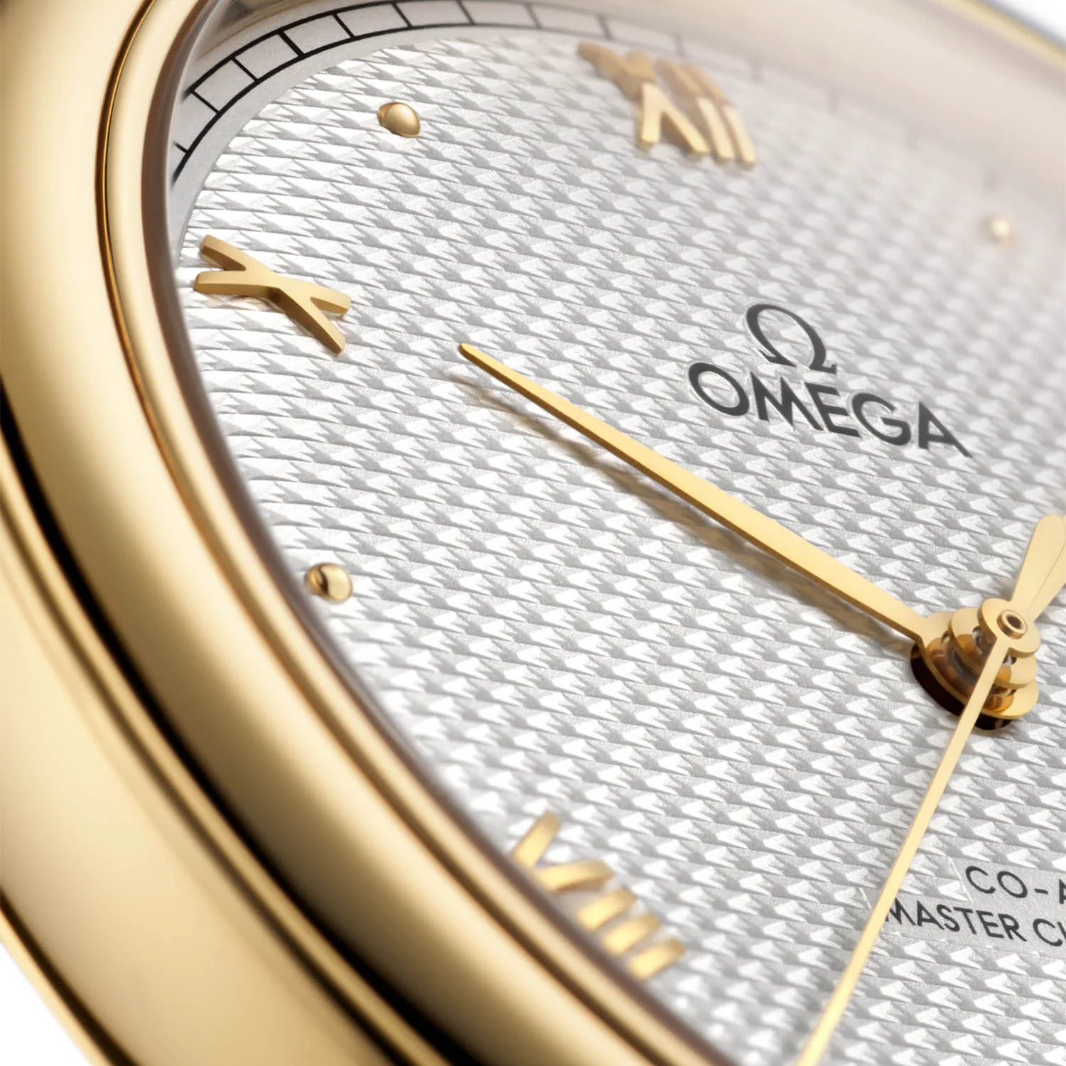 De Ville Prestige 40mm 18ct Yellow Gold Silver Dial Men's Strap Watch - Image 3