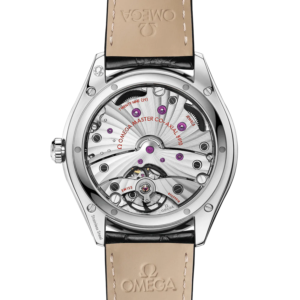 De Ville Tresor 40mm Silver Dial Diamond Set Strap Watch - Image 2