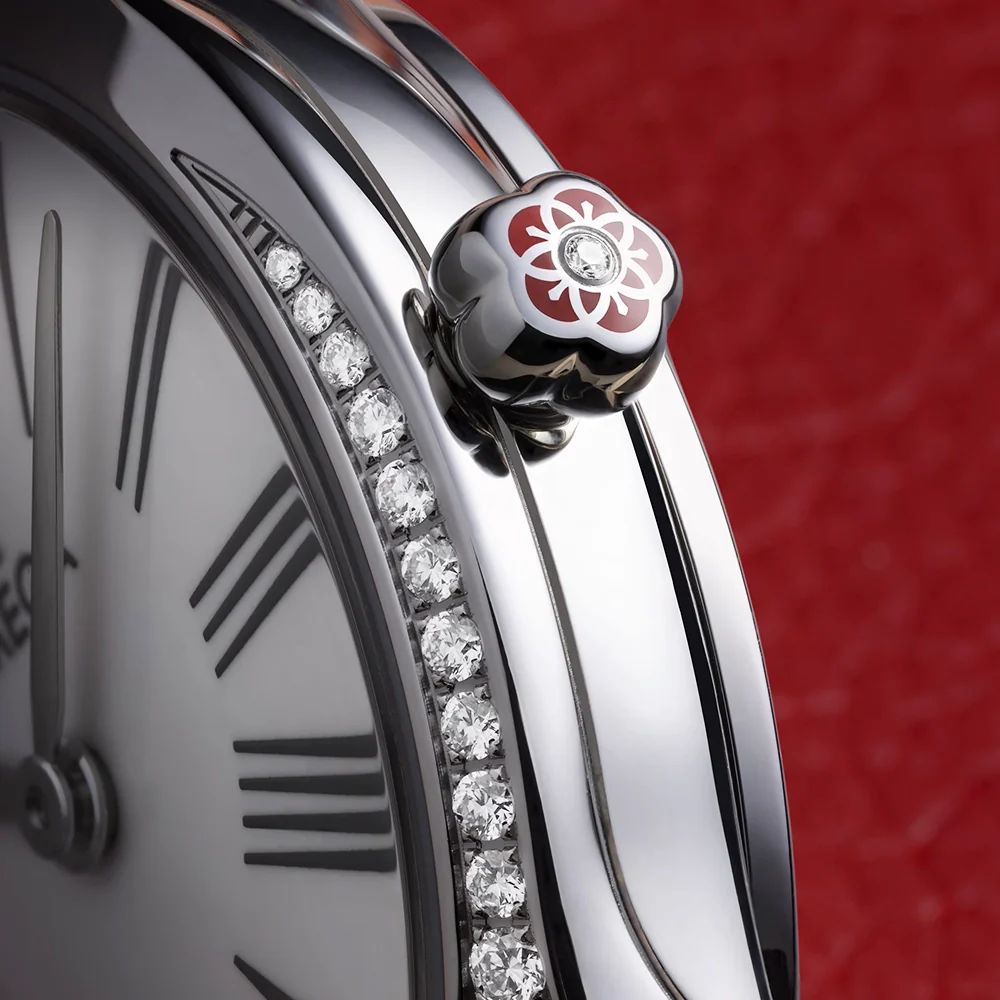 De Ville Tresor Mini 26mm Diamond Set Ladies Strap Watch - Image 4