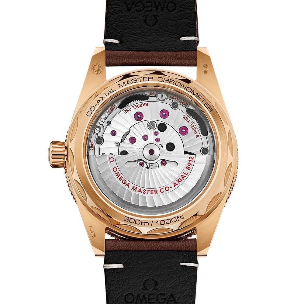 Seamaster 300 41mm 9ct Bronze Gold Automatic Leather Strap Watch - Image 6