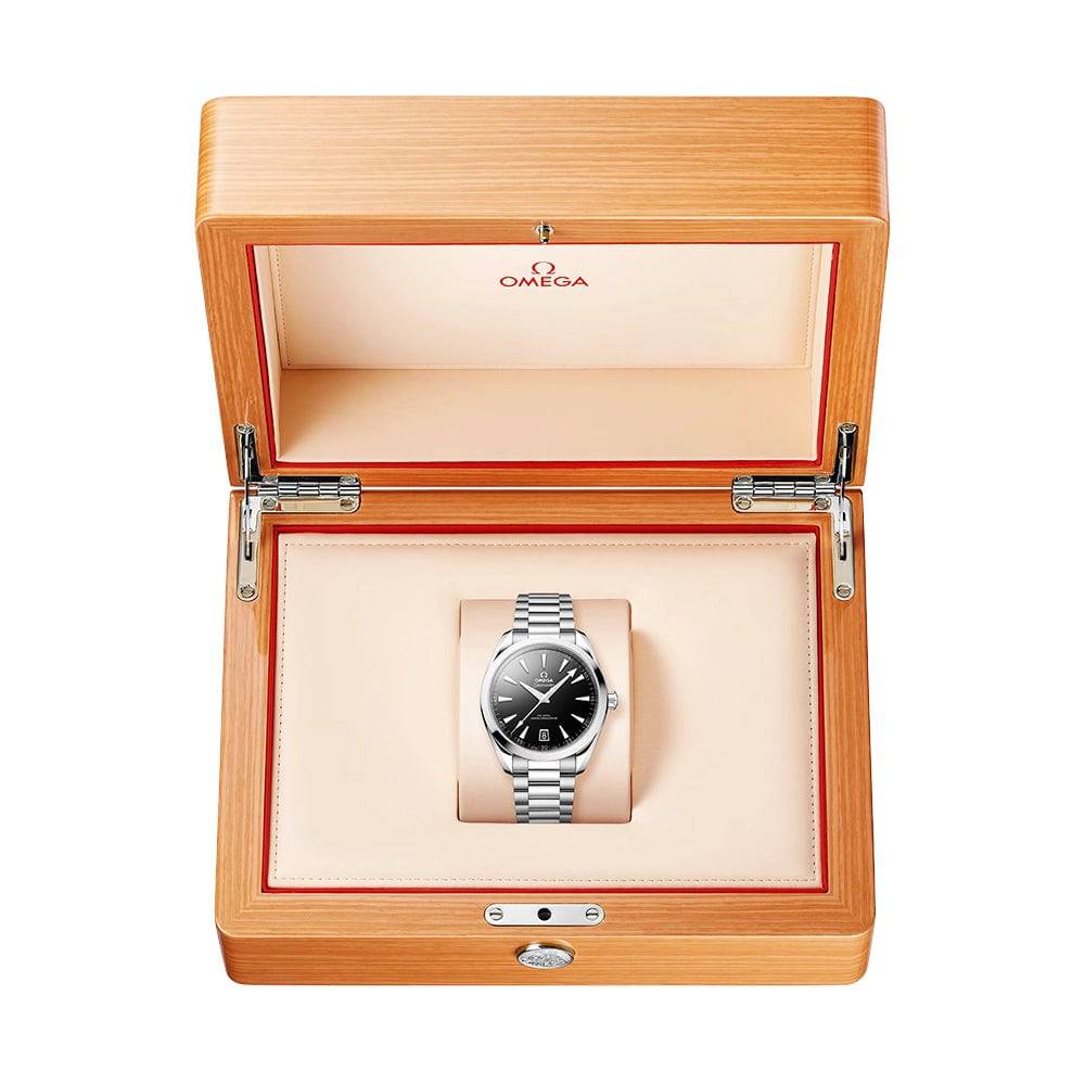 Seamaster Aqua Terra 41mm Black Lacquer Dial Bracelet Watch - Image 2
