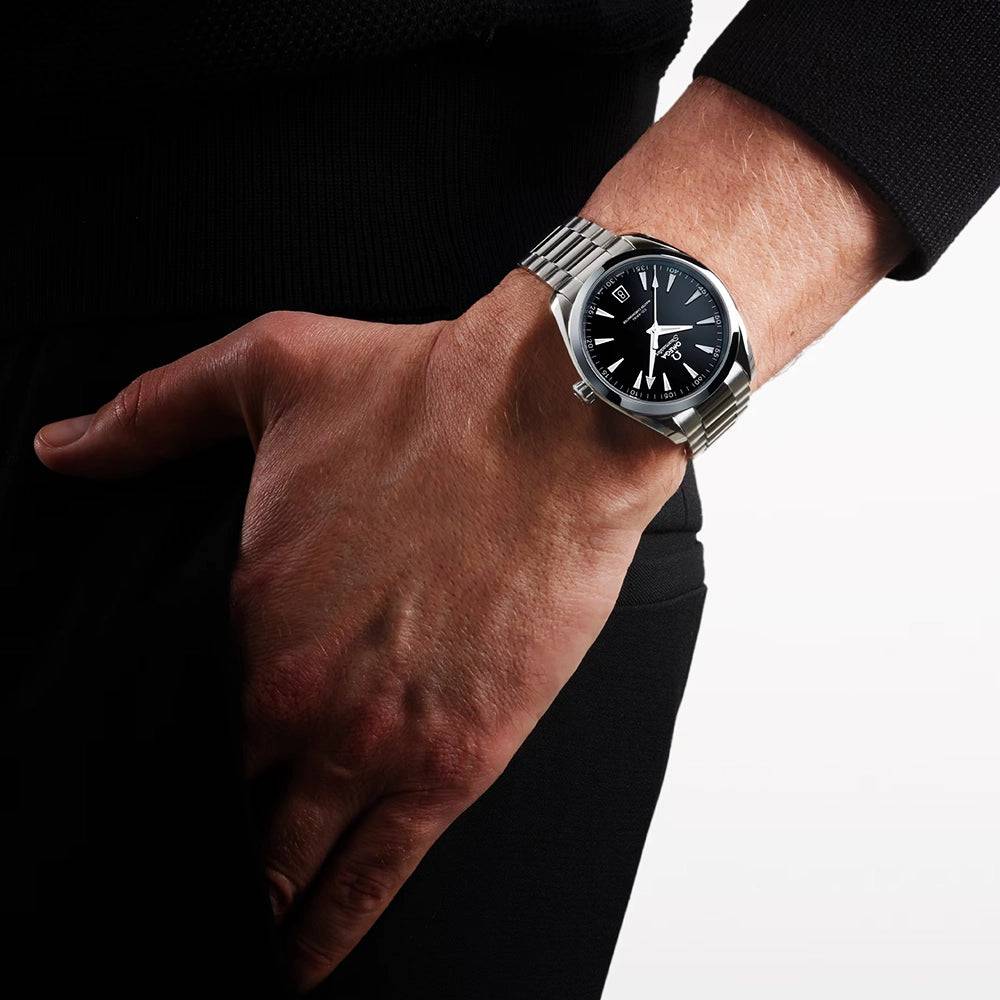 Seamaster Aqua Terra 41mm Black Lacquer Dial Bracelet Watch - Image 4