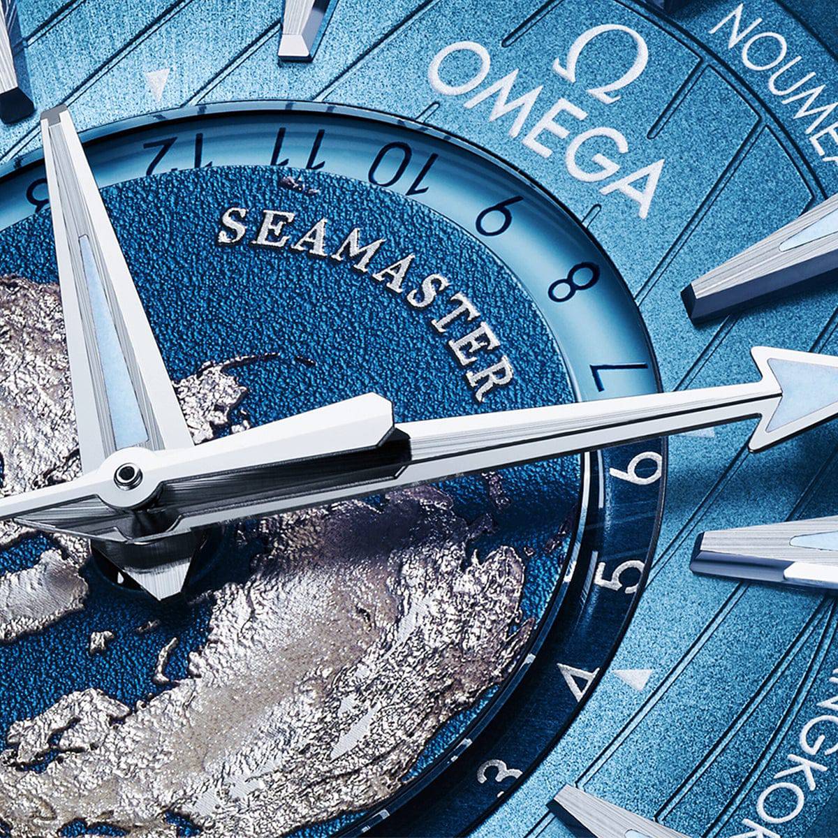 Seamaster Aqua Terra GMT Worldtimer 43mm Summer Blue Dial Men's Watch - Image 3