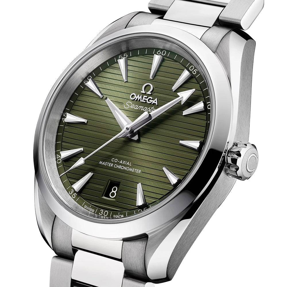 Seamaster Aqua Terra 38mm Green Dial Automatic Bracelet Watch - Image 3