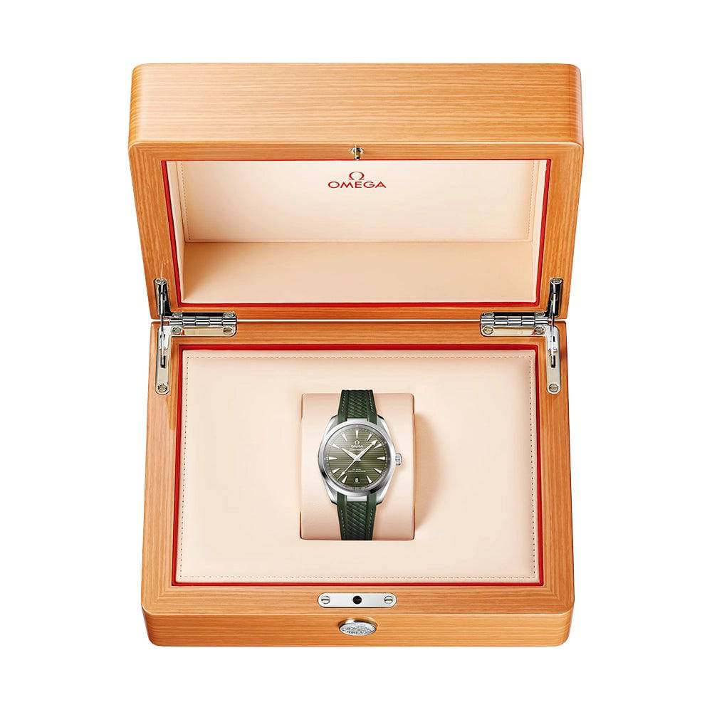 Seamaster Aqua Terra 38mm Green Dial Men's Automatic Strap Watch - Image 2