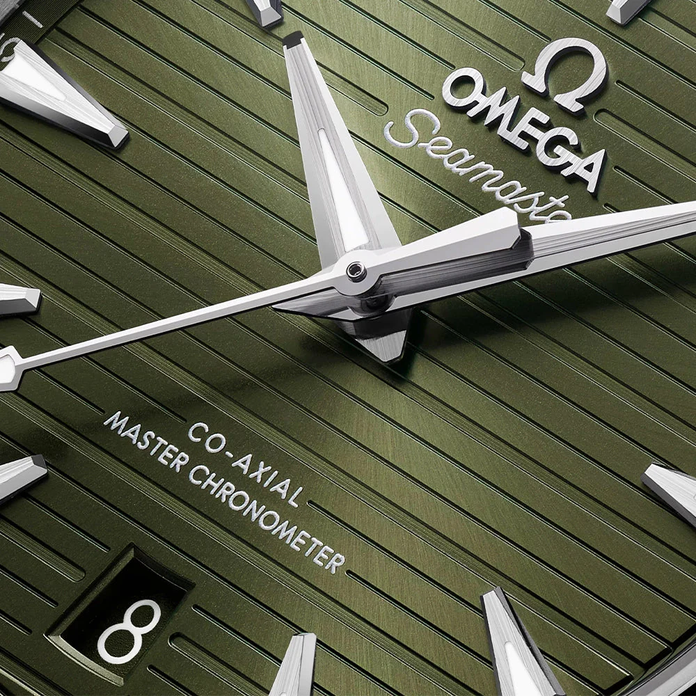 Seamaster Aqua Terra 38mm Green Dial Men's Automatic Strap Watch - Image 3