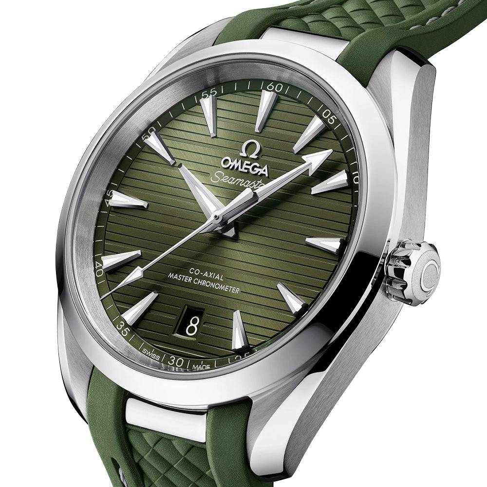 Seamaster Aqua Terra 38mm Green Dial Men's Automatic Strap Watch - Image 4