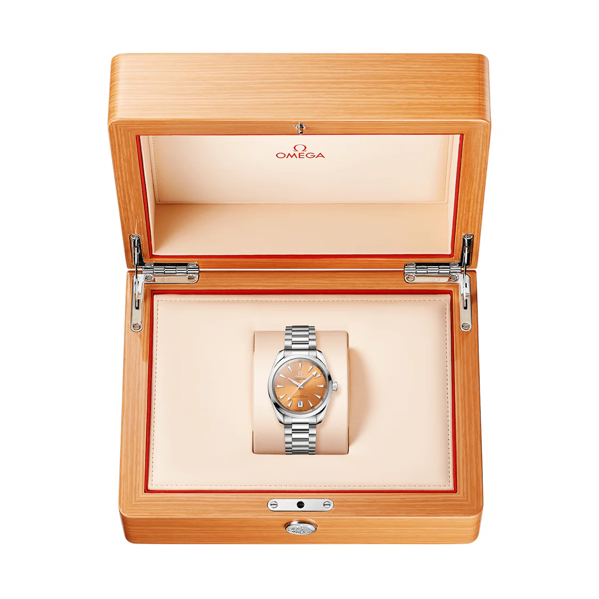 Seamaster Aqua Terra Shades 38mm Saffron Orange Dial Bracelet Watch - Image 2
