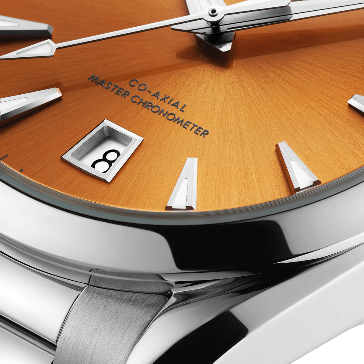 Seamaster Aqua Terra Shades 38mm Saffron Orange Dial Bracelet Watch - Image 3