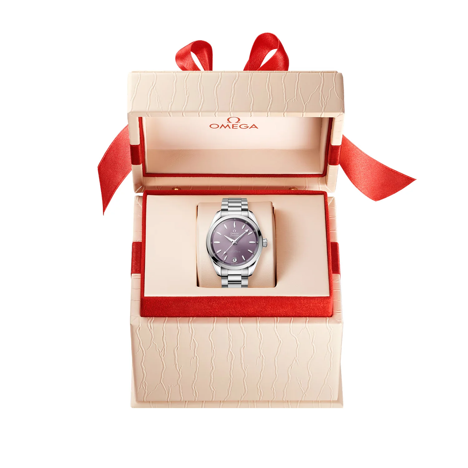 Seamaster Aqua Terra Shades 34mm Lavender Purple Dial Ladies Watch - Image 2