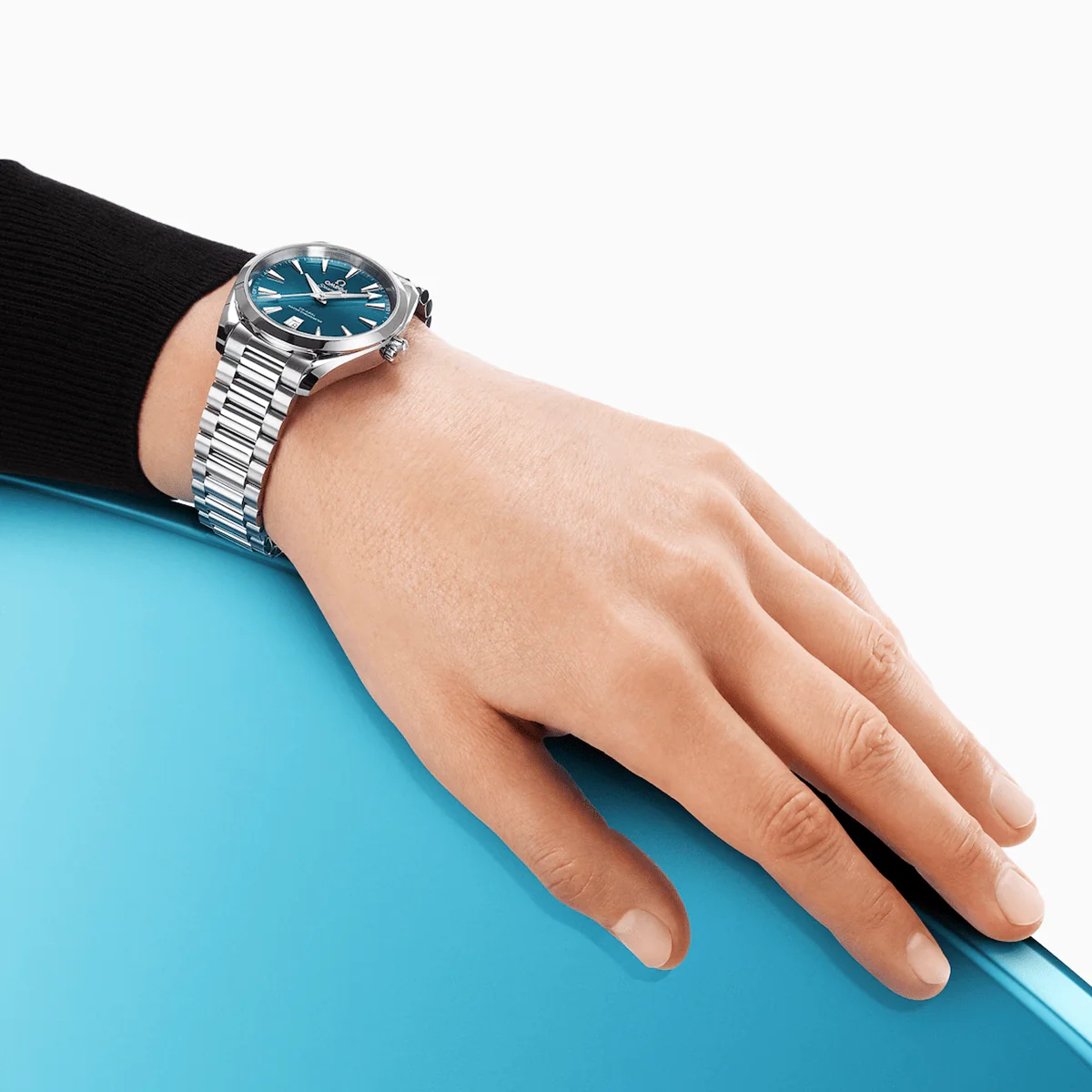 Seamaster Aqua Terra Shades 38mm Atlantic Blue Dial Bracelet Watch - Image 3