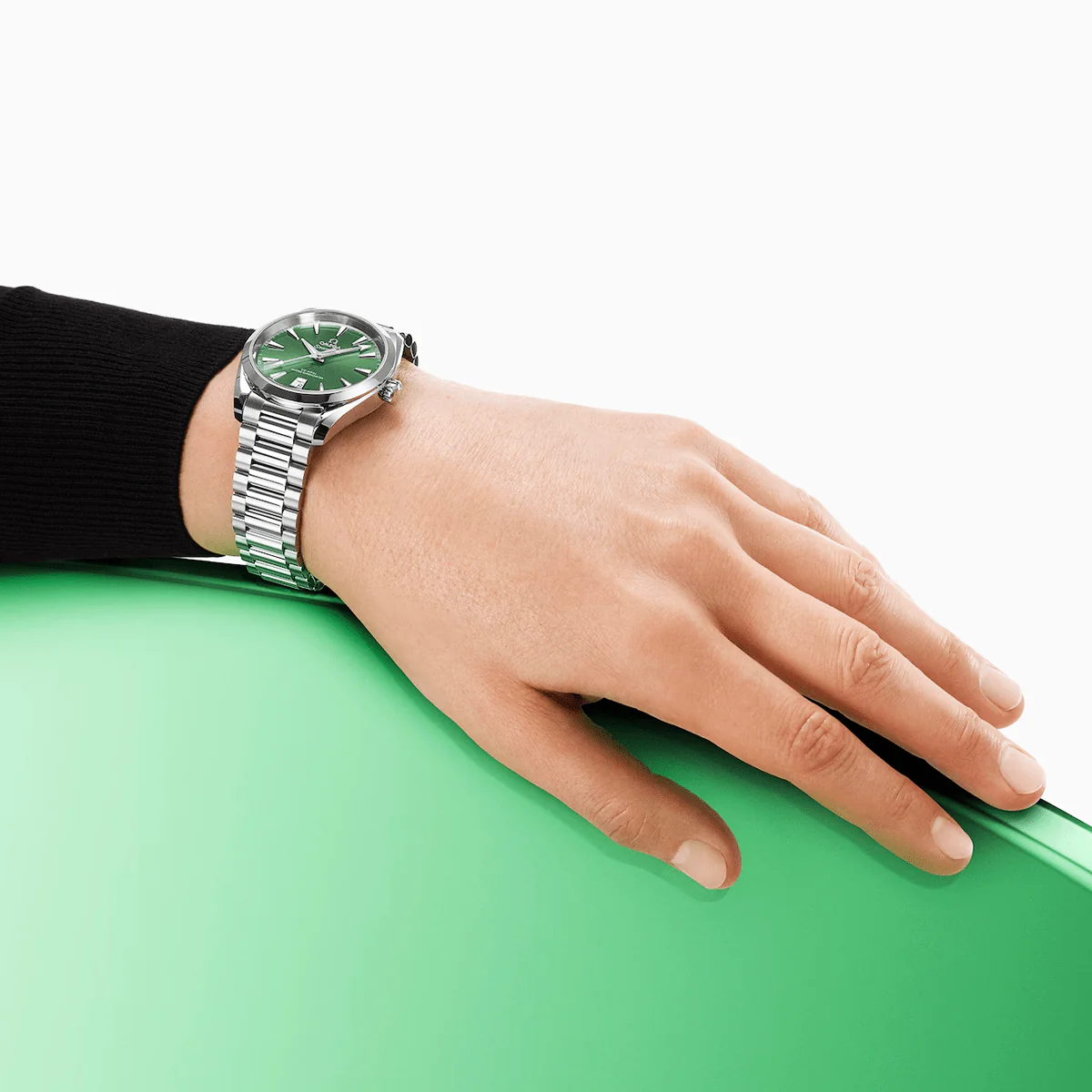 Seamaster Aqua Terra Shades 38mm Bay Green Dial Bracelet Watch - Image 3