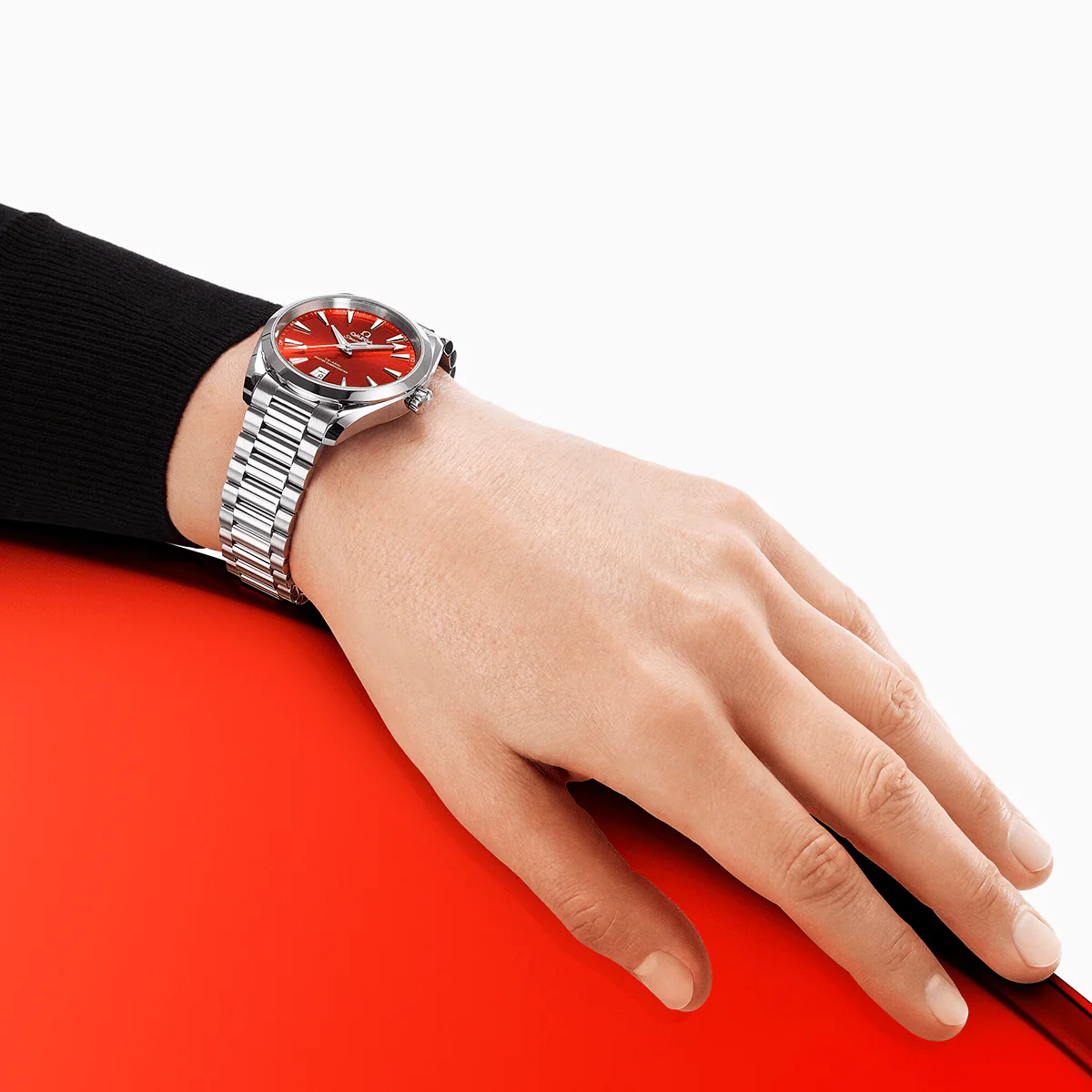 Seamaster Aqua Terra Shades 38mm Terracotta Red Dial Watch - Image 4