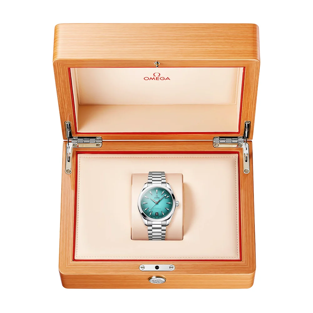Seamaster Aqua Terra 38mm Turquoise Gradient Dial Bracelet Watch - Image 2