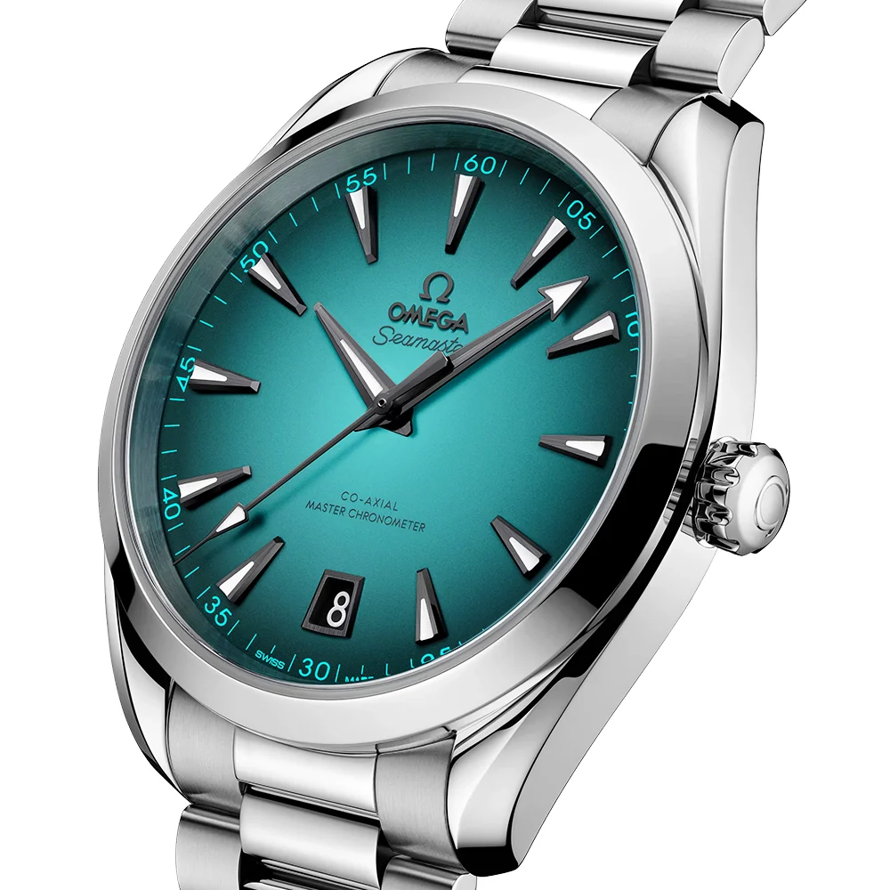 Seamaster Aqua Terra 38mm Turquoise Gradient Dial Bracelet Watch - Image 3