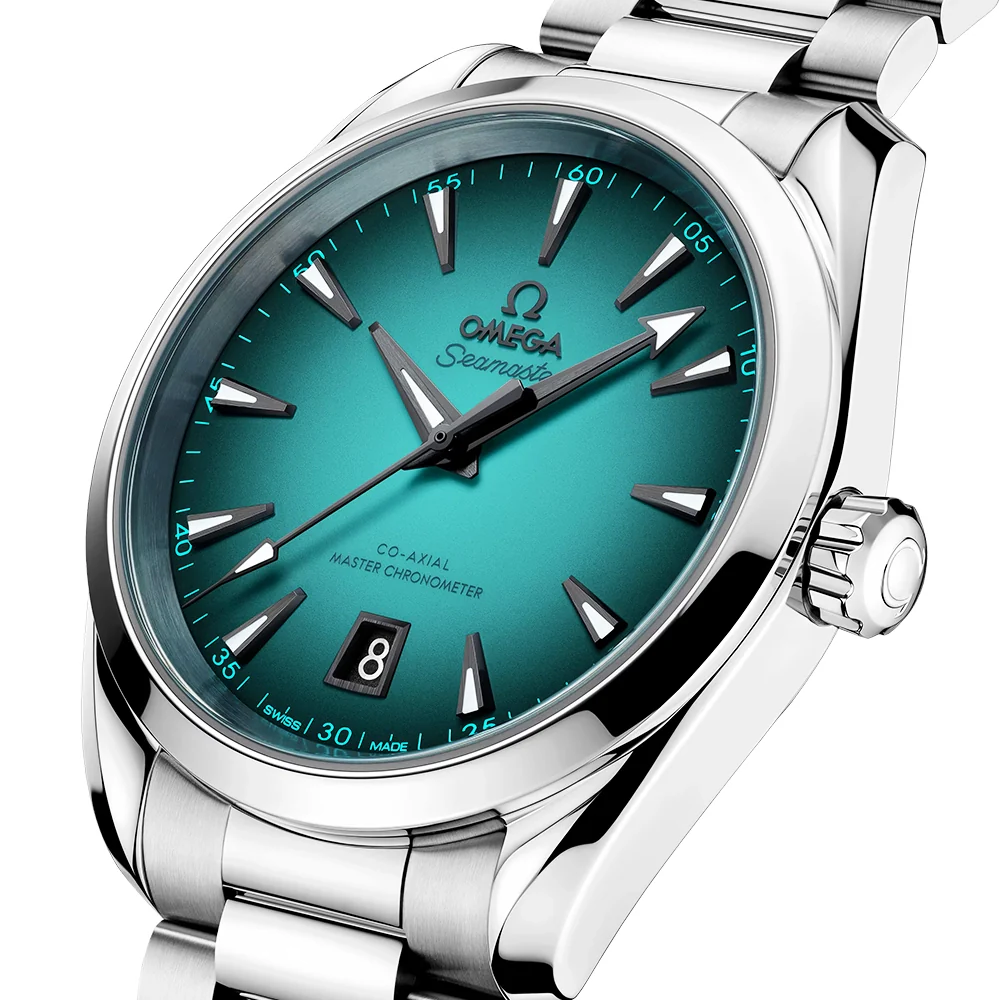 Seamaster Aqua Terra 41mm Turquoise Gradient Dial Bracelet Watch - Image 3